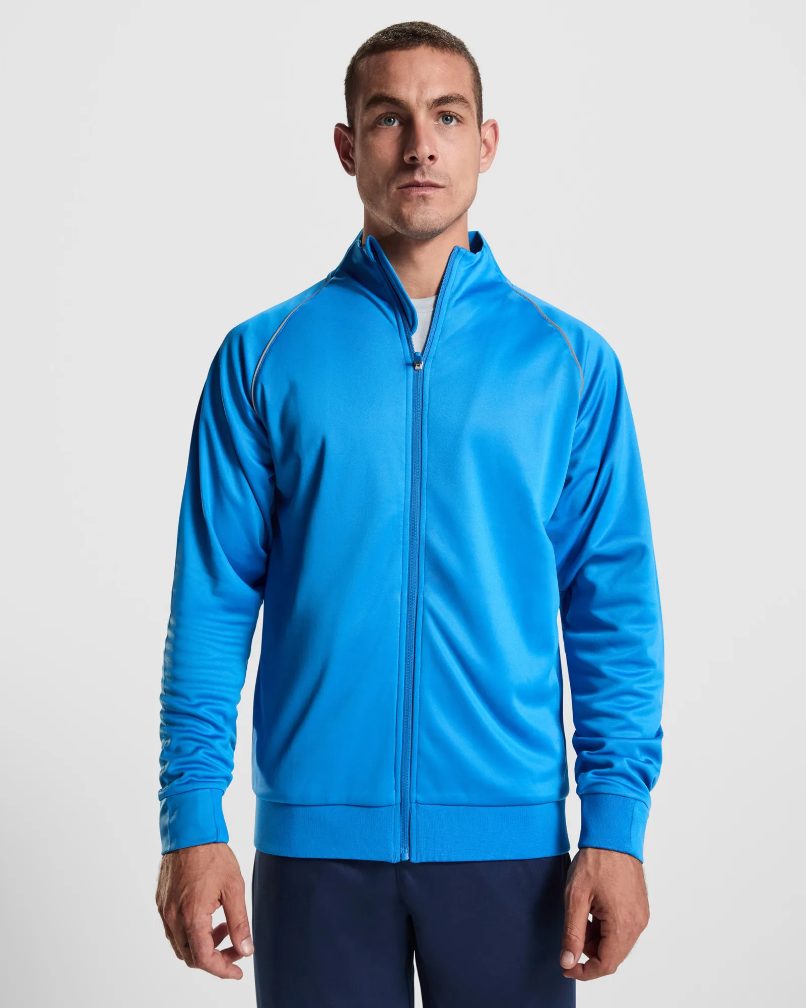 Felpa con zip Roly Valier, Royal, dettaglio