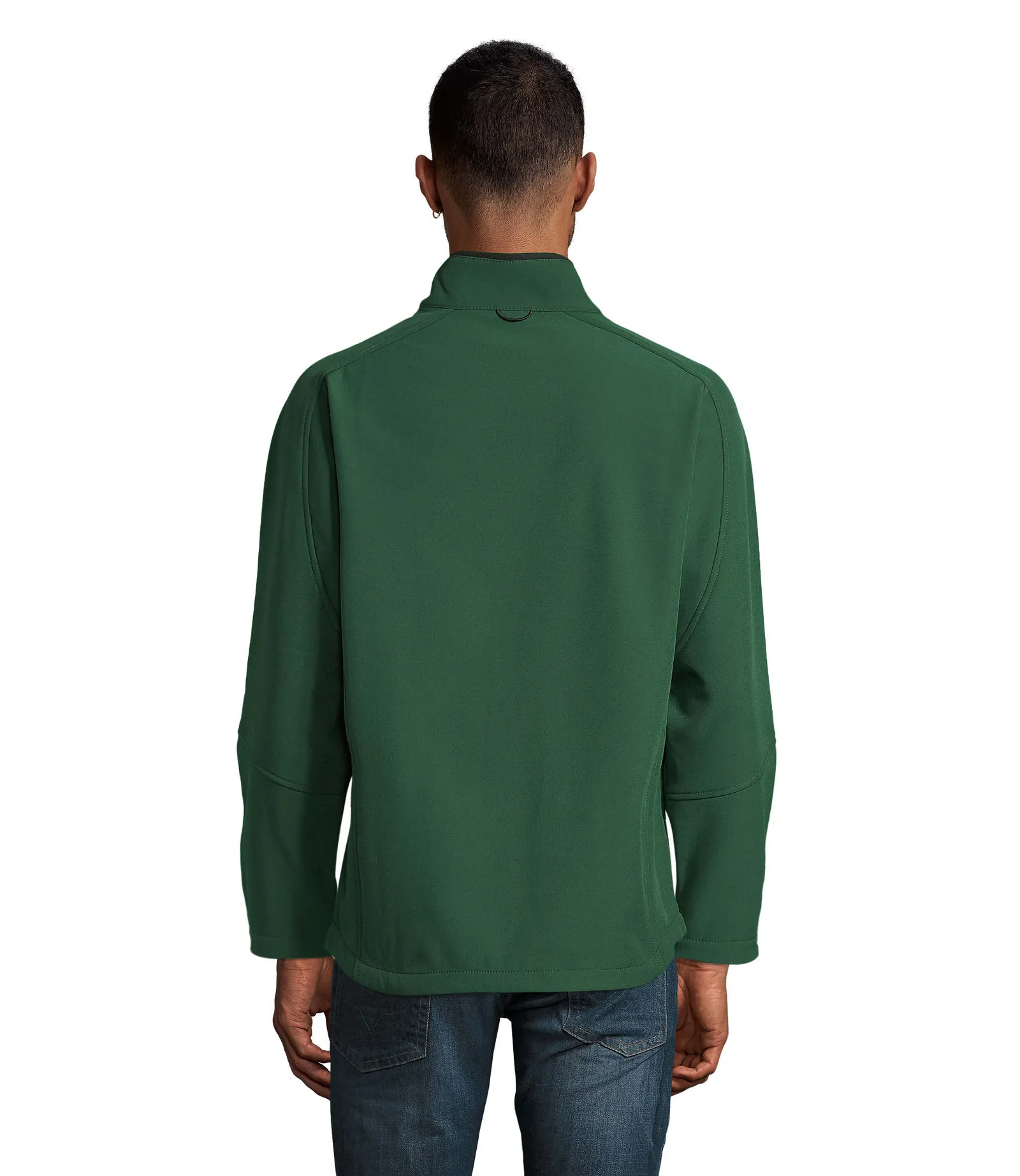 Softshell SOL'S Relax, Bottle green, su modello, retro
