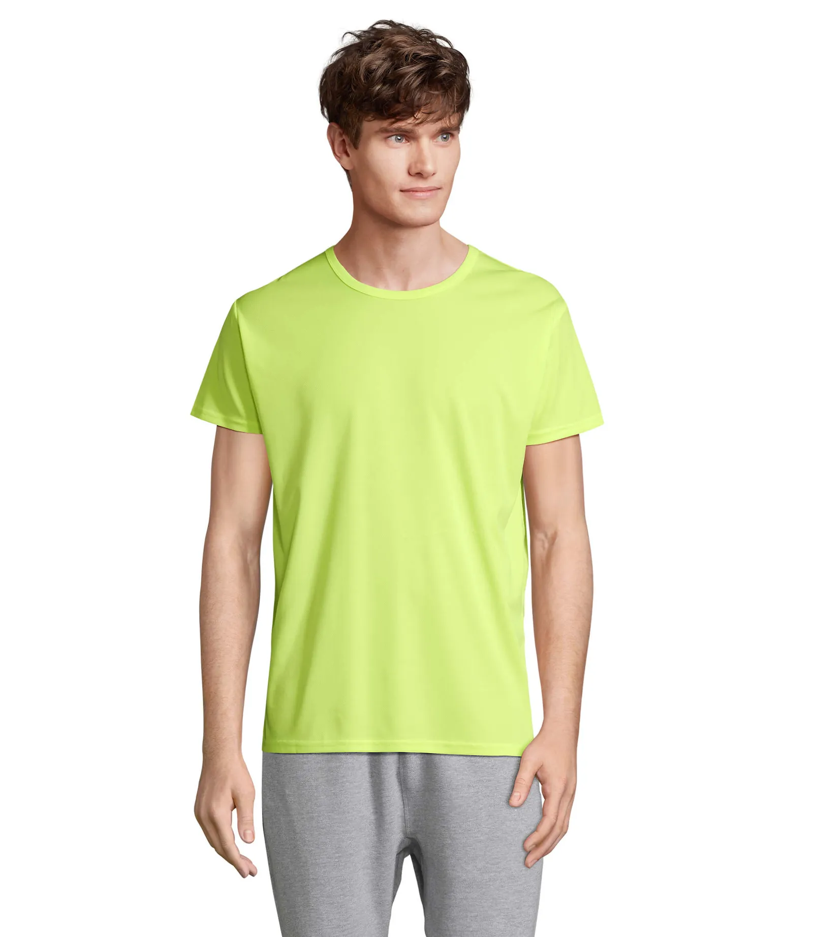 Sprint Giallo fluo indossata fronte
