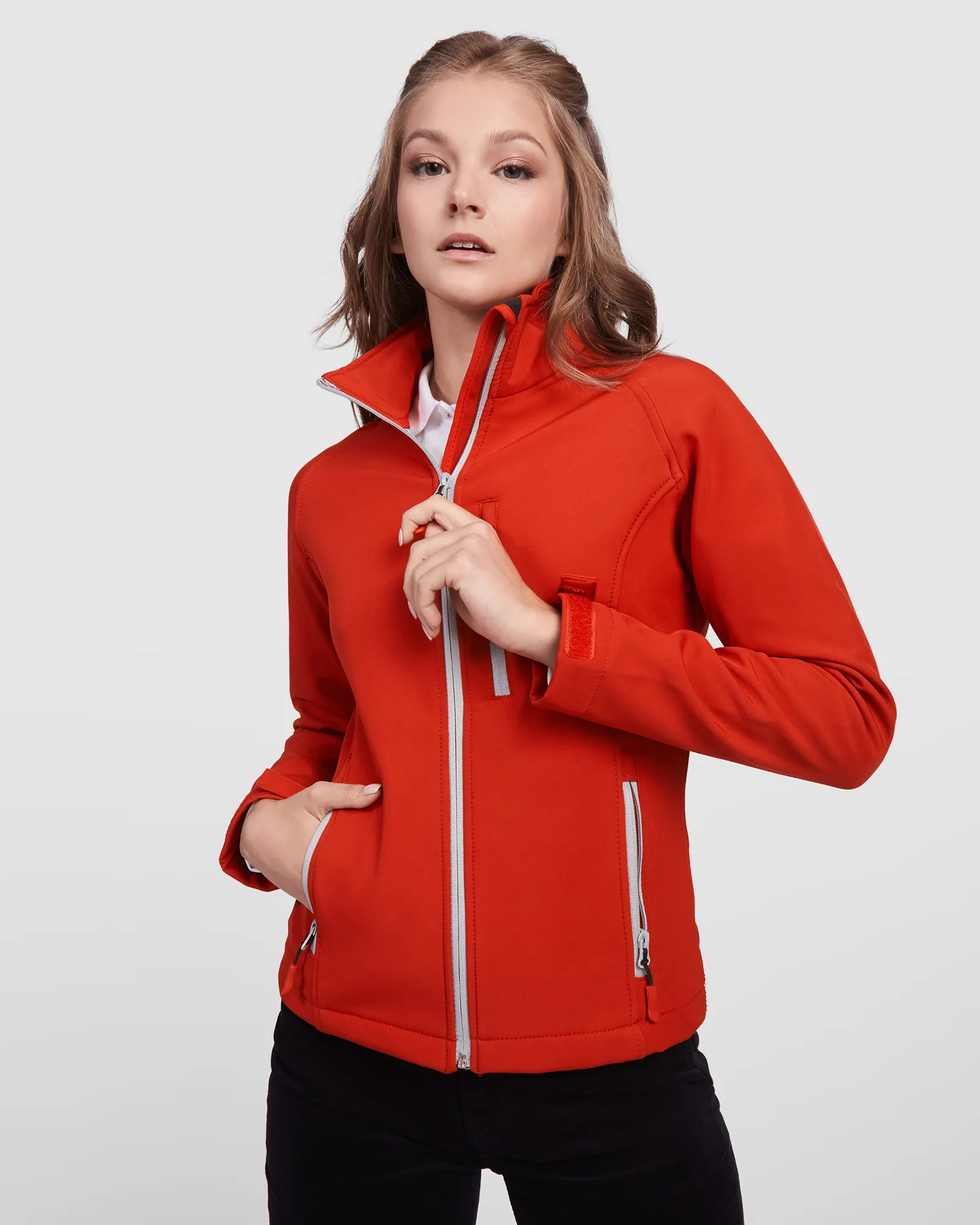 Softshell Roly Antartida Woman, Rosso