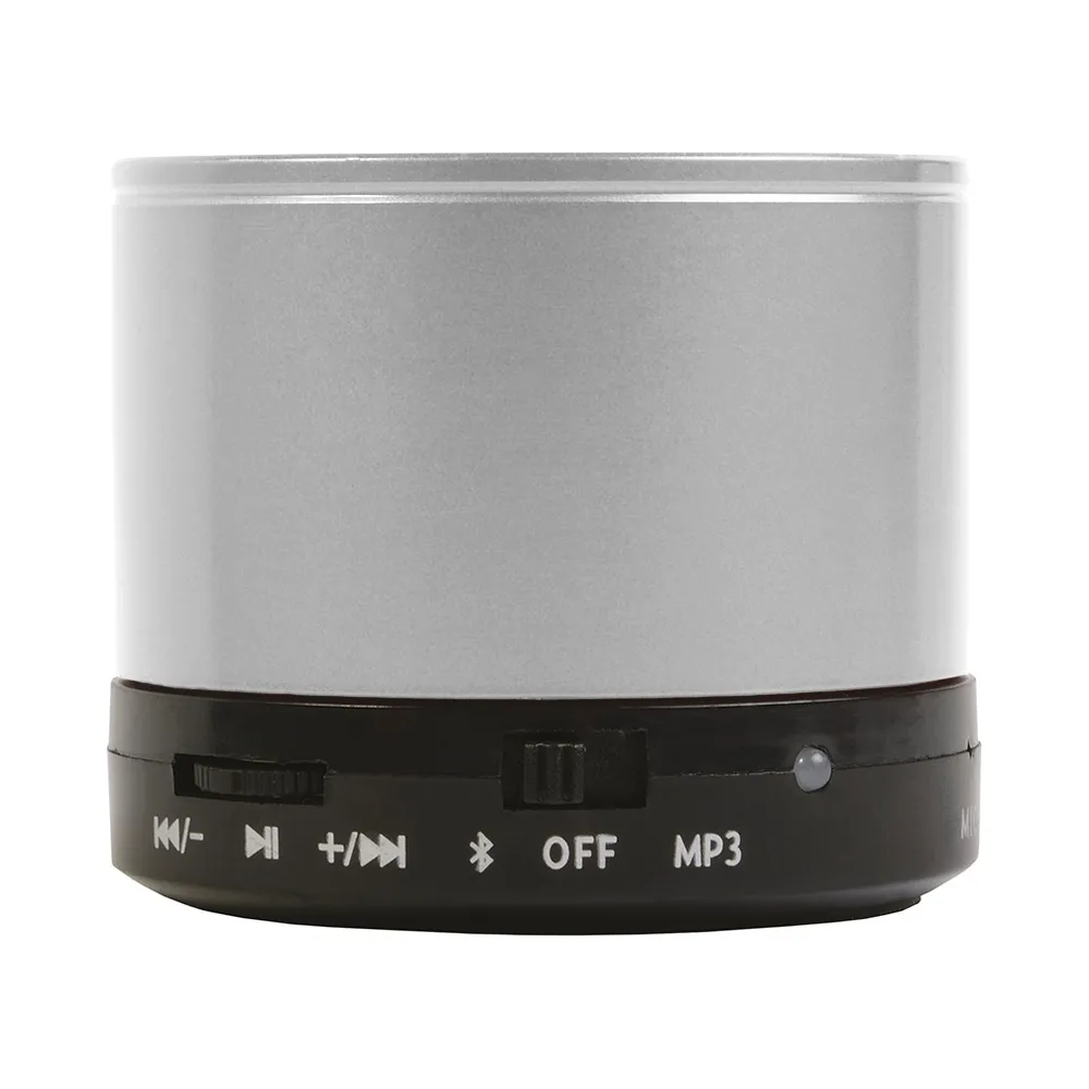 Speaker Sipec Mini altoparlante Bluetooth 18488, Argento, foto 2