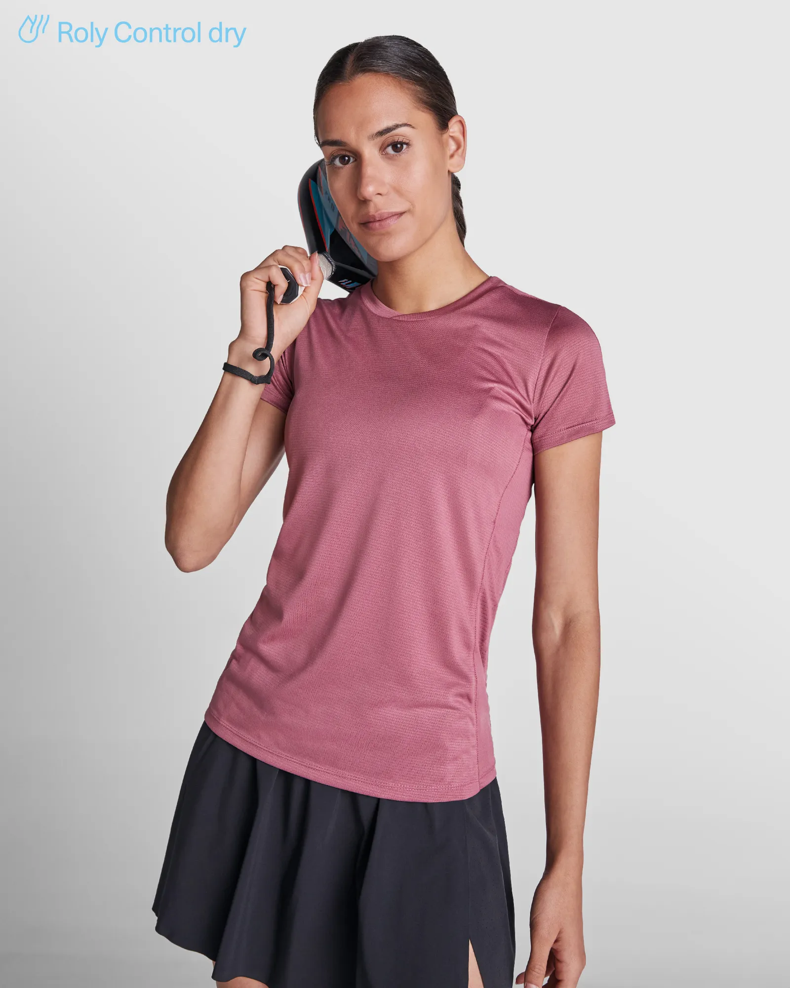 T-shirt tecnica Roly Slam Woman, Rojo Baya