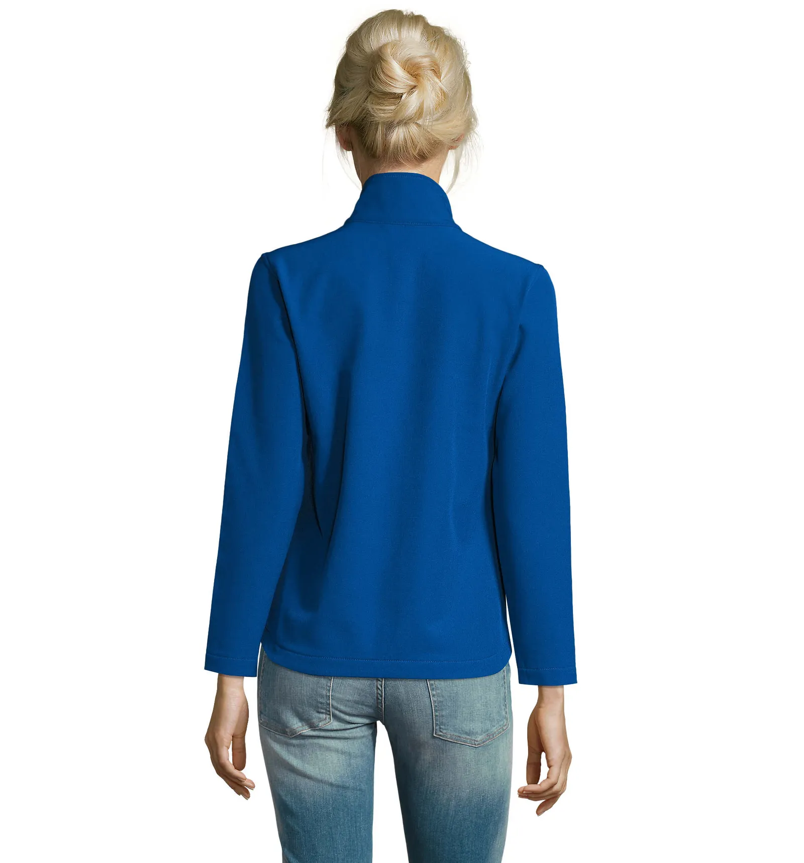 Softshell SOL'S Race Women, Royal blue, su modello, retro