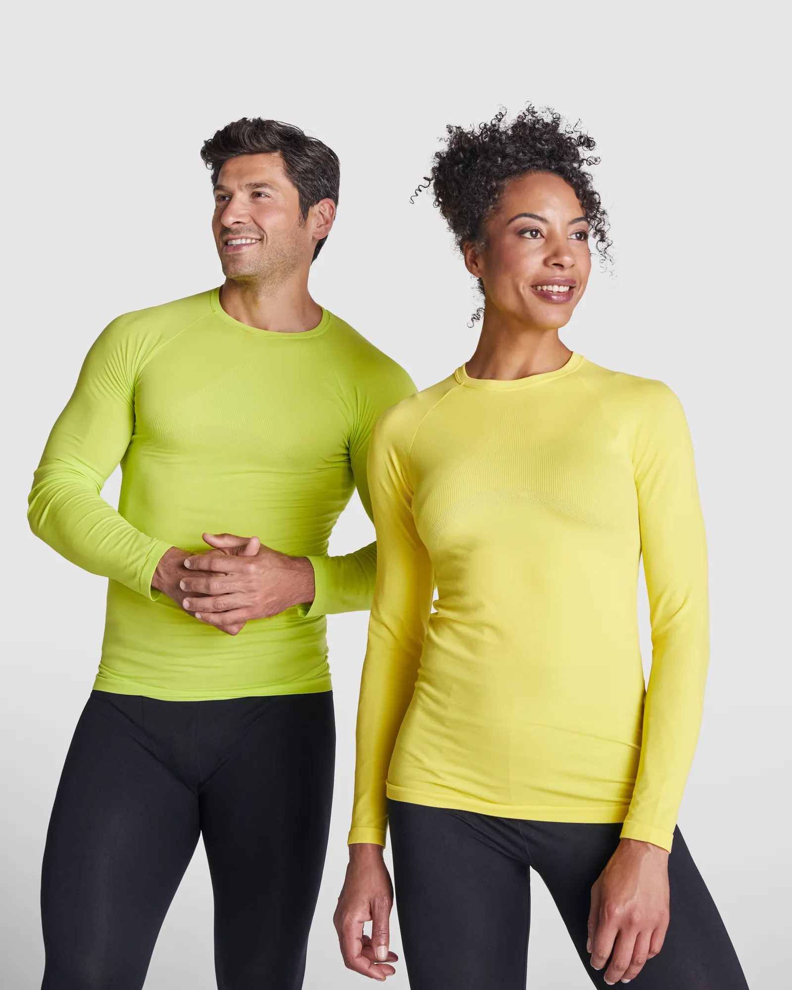 T-shirt tecnica Roly Prime, Giallo Fluo, dettaglio 2