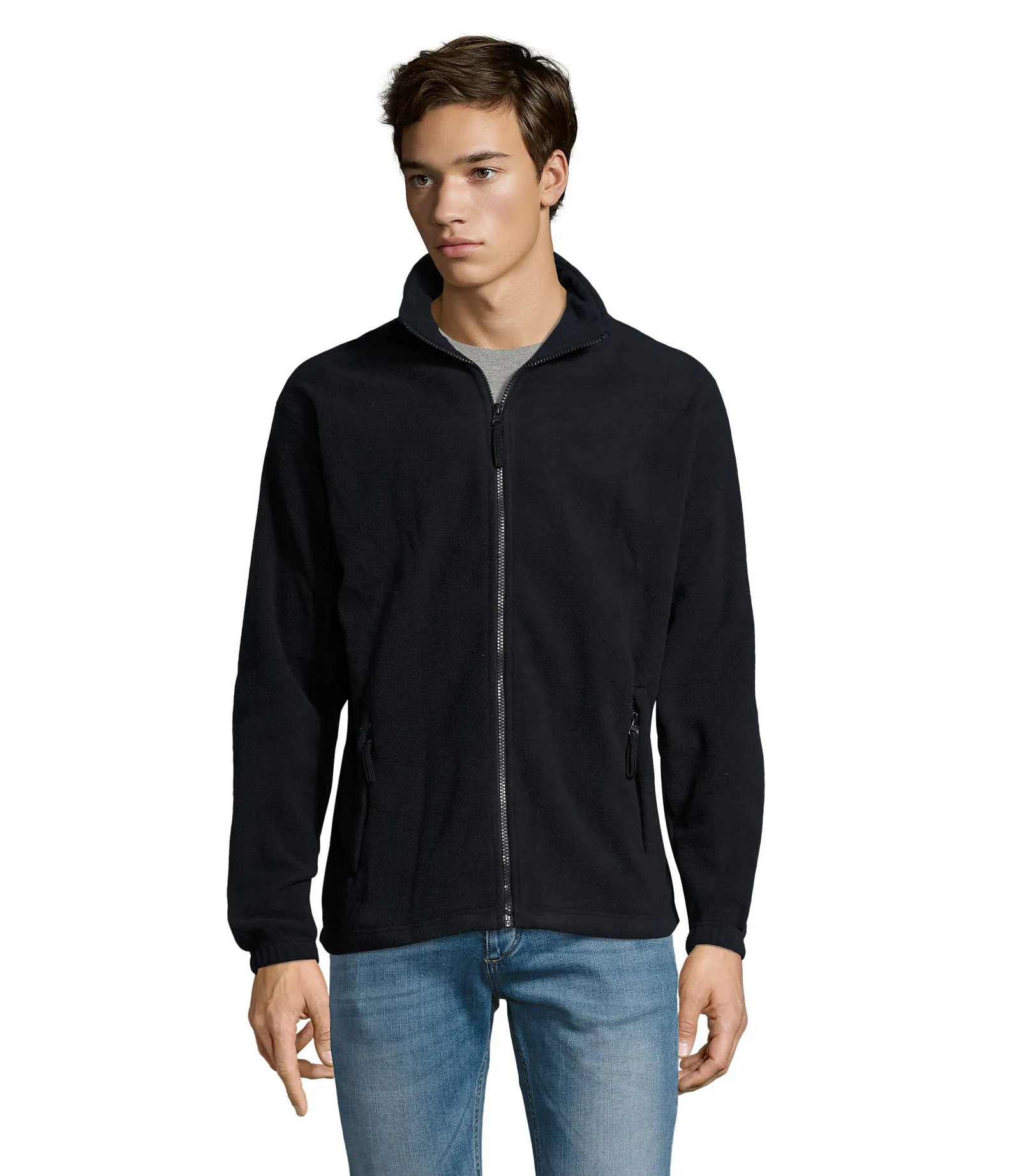 Pile SOL'S North, Navy, su modello, fronte