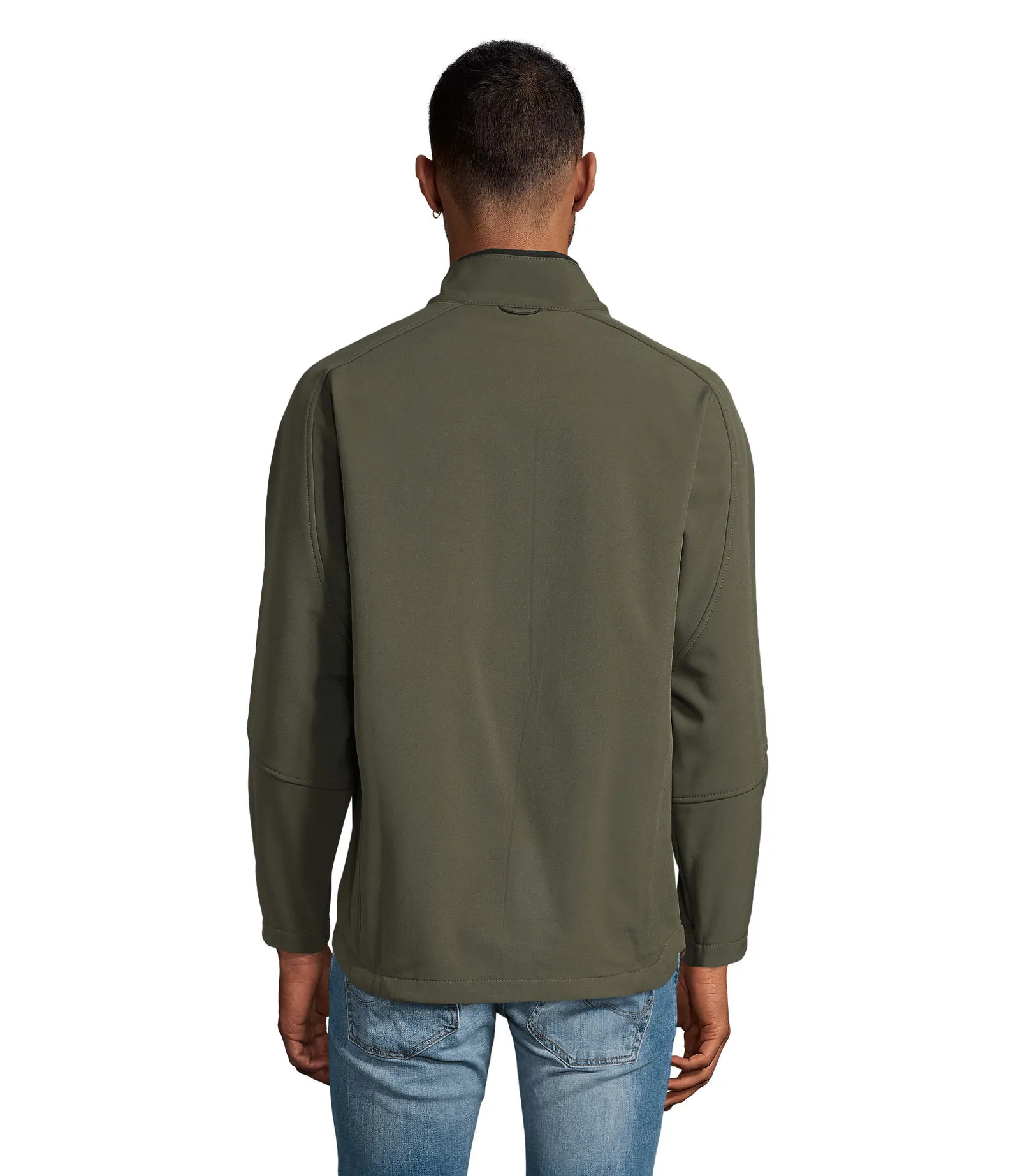 Softshell SOL'S Relax, Army, su modello, retro