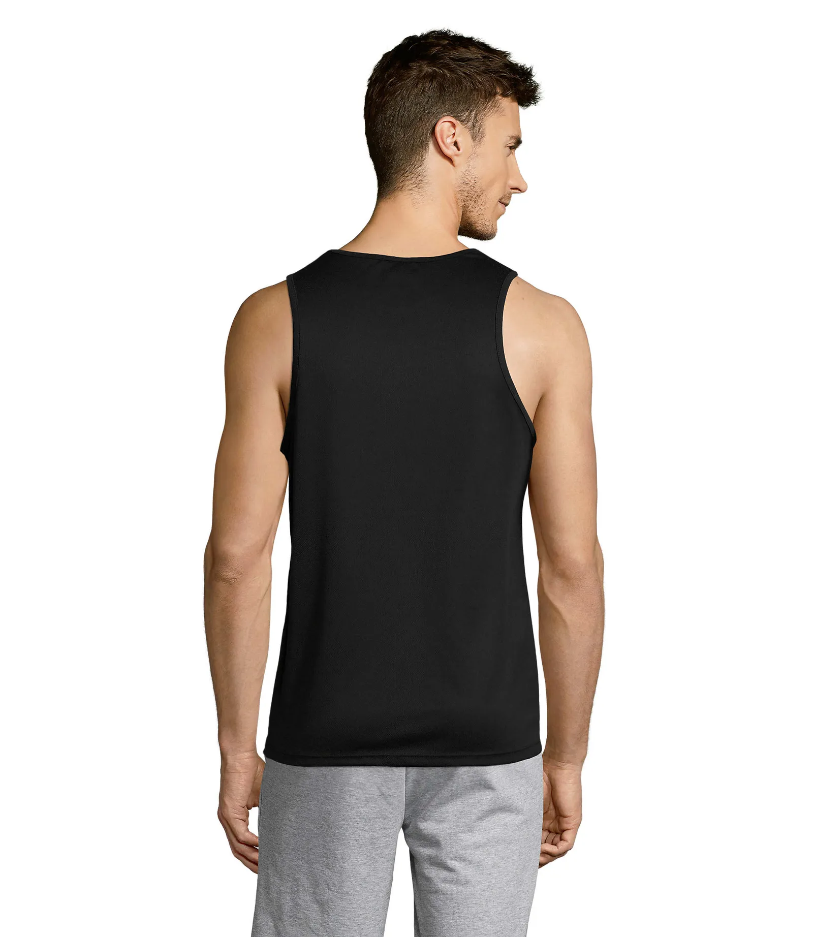Sporty TT Men Nero indossata retro