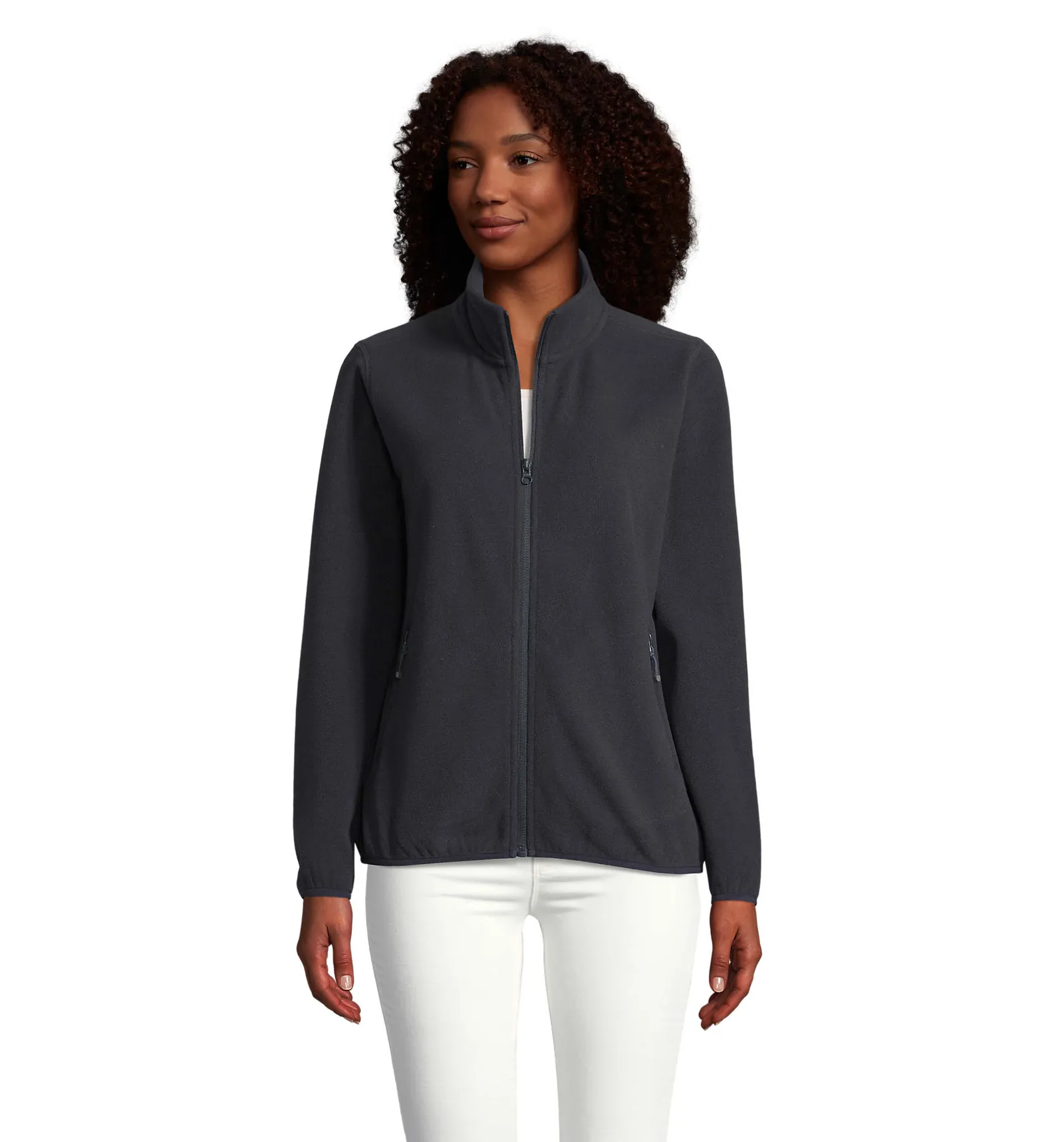 Pile SOL'S Factor Women, Navy, su modello, fronte