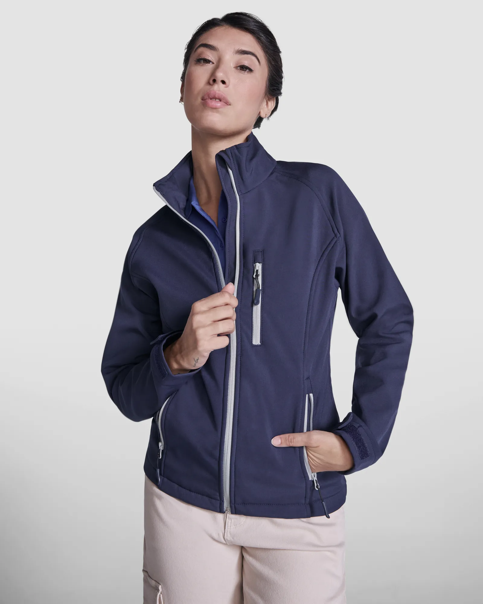Softshell Roly Antartida Woman, Blu Navy