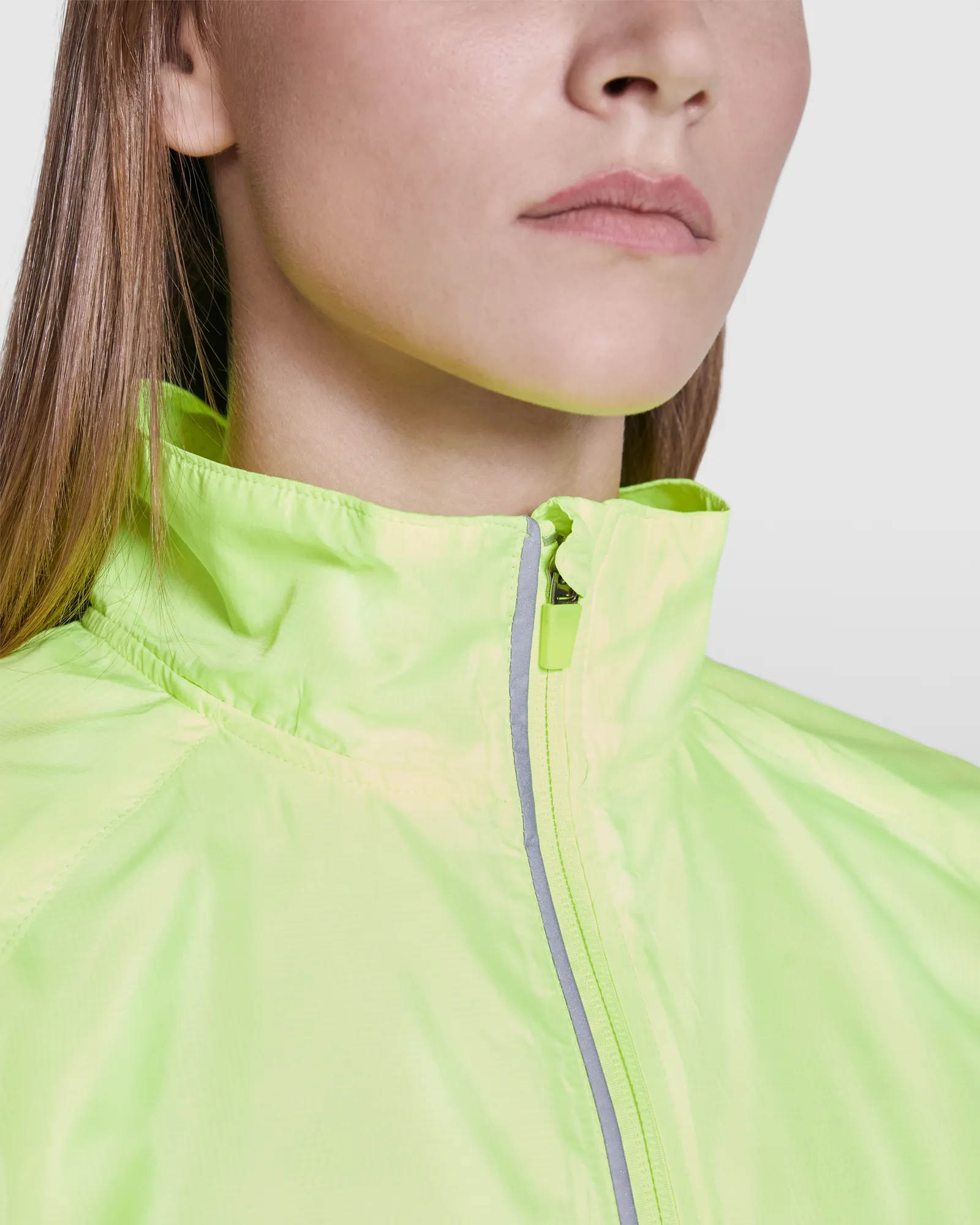 Giacca antivento Roly Glasgow Woman, Giallo Fluo, dettaglio