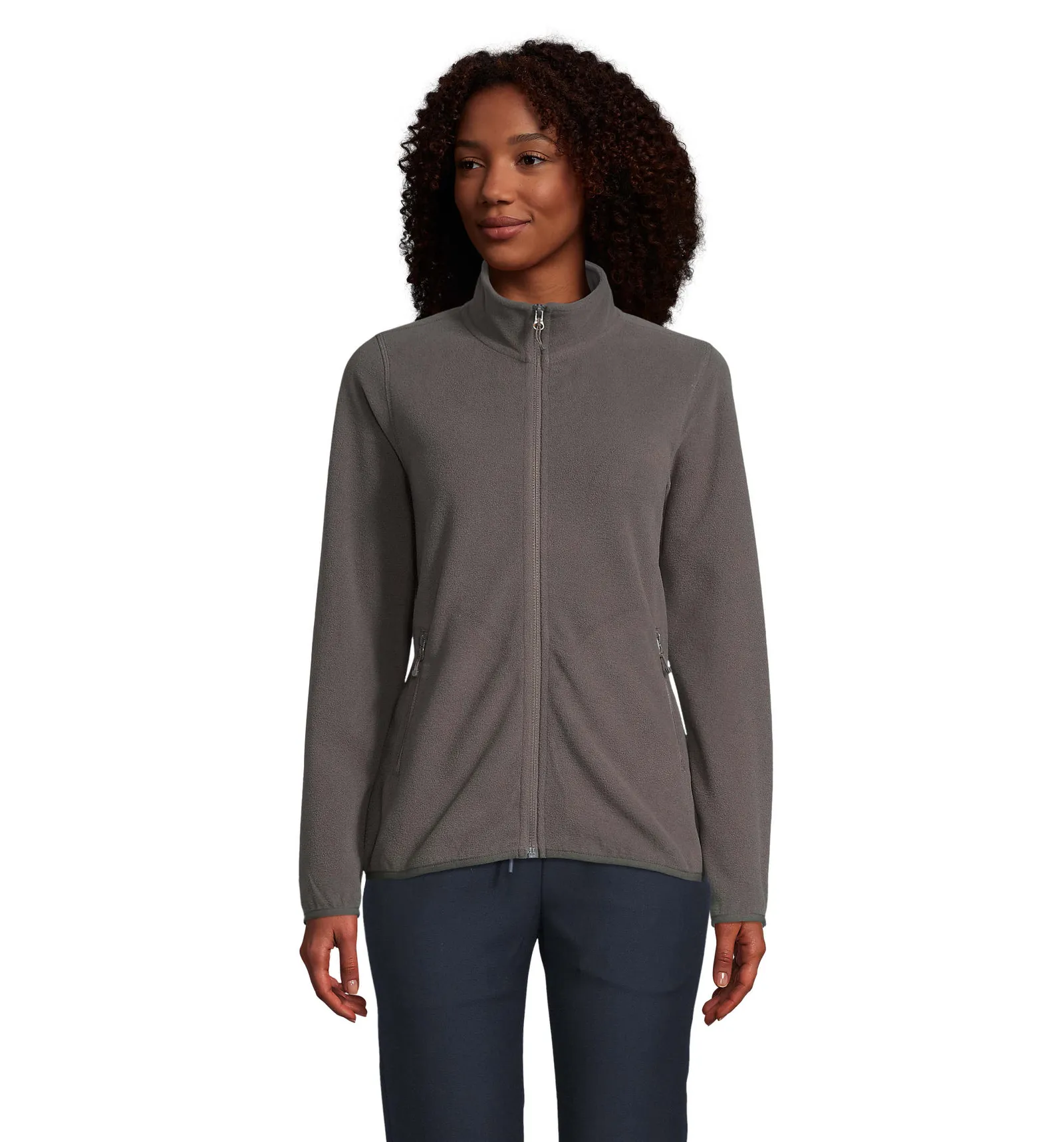 Pile SOL'S Factor Women, Charcoal grey, su modello, fronte