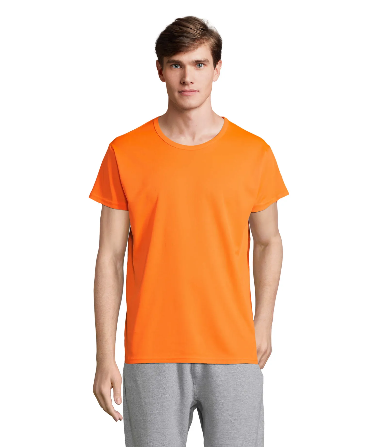 Sprint Arancio fluo indossata fronte