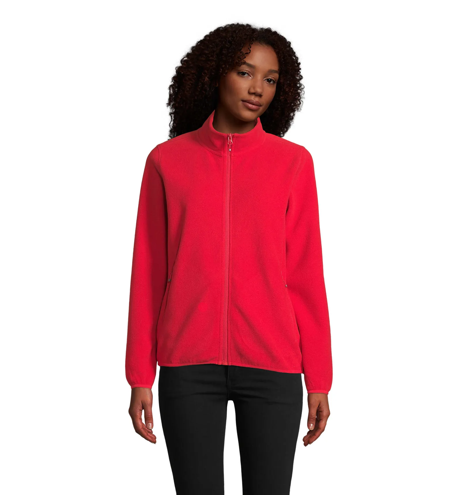 Pile SOL'S Factor Women, Red, su modello, fronte
