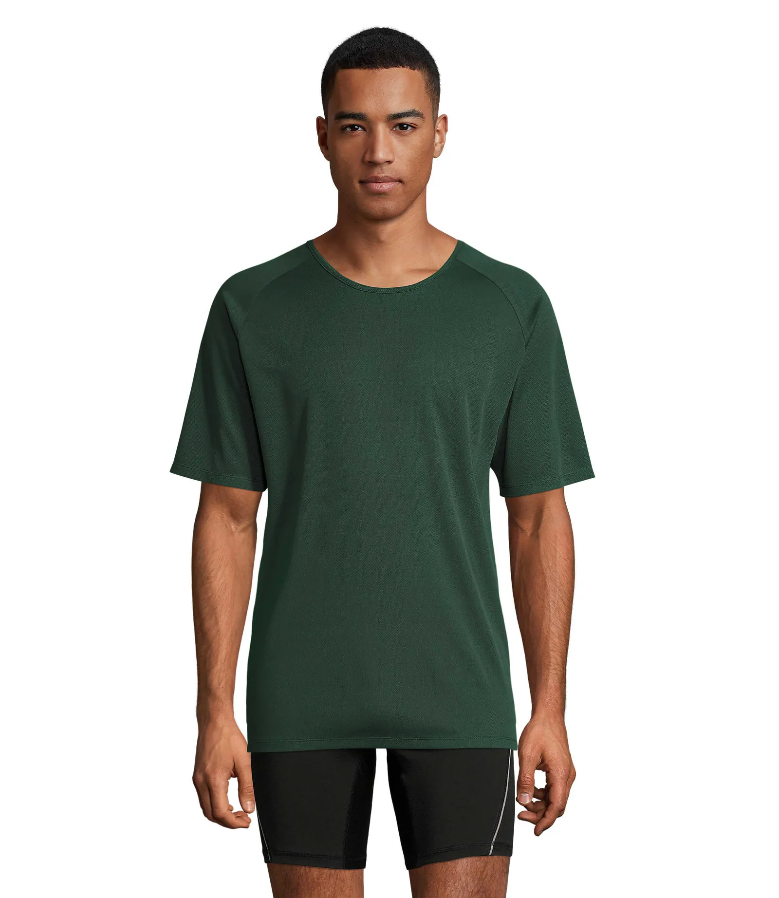 Sporty Verde bosco indossata fronte