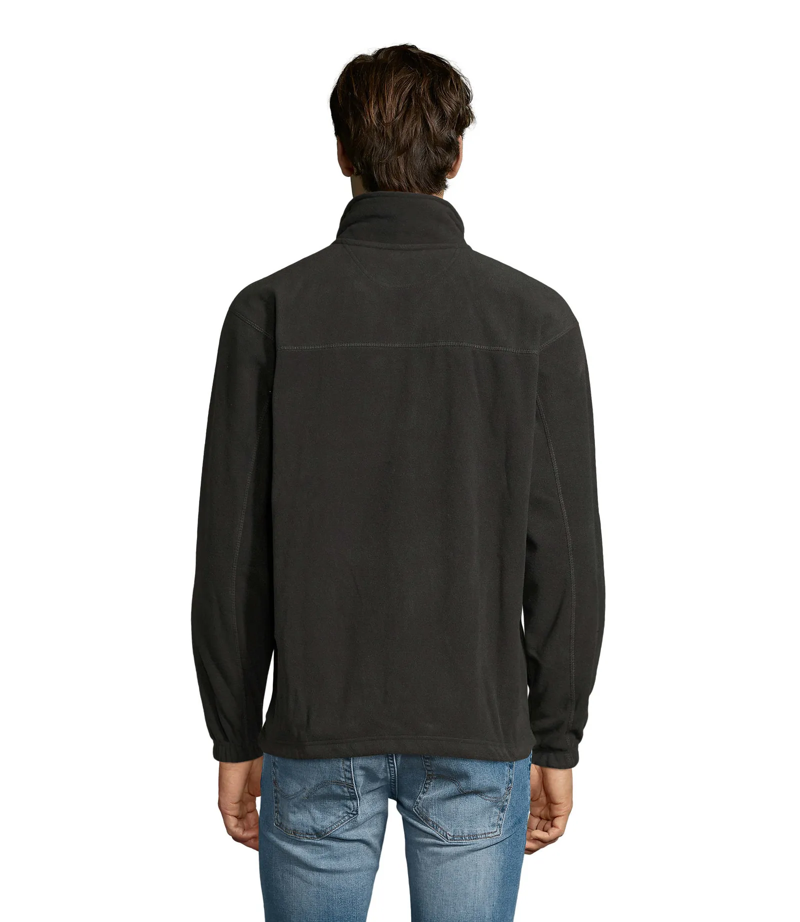 Pile SOL'S North, Charcoal grey, su modello, retro