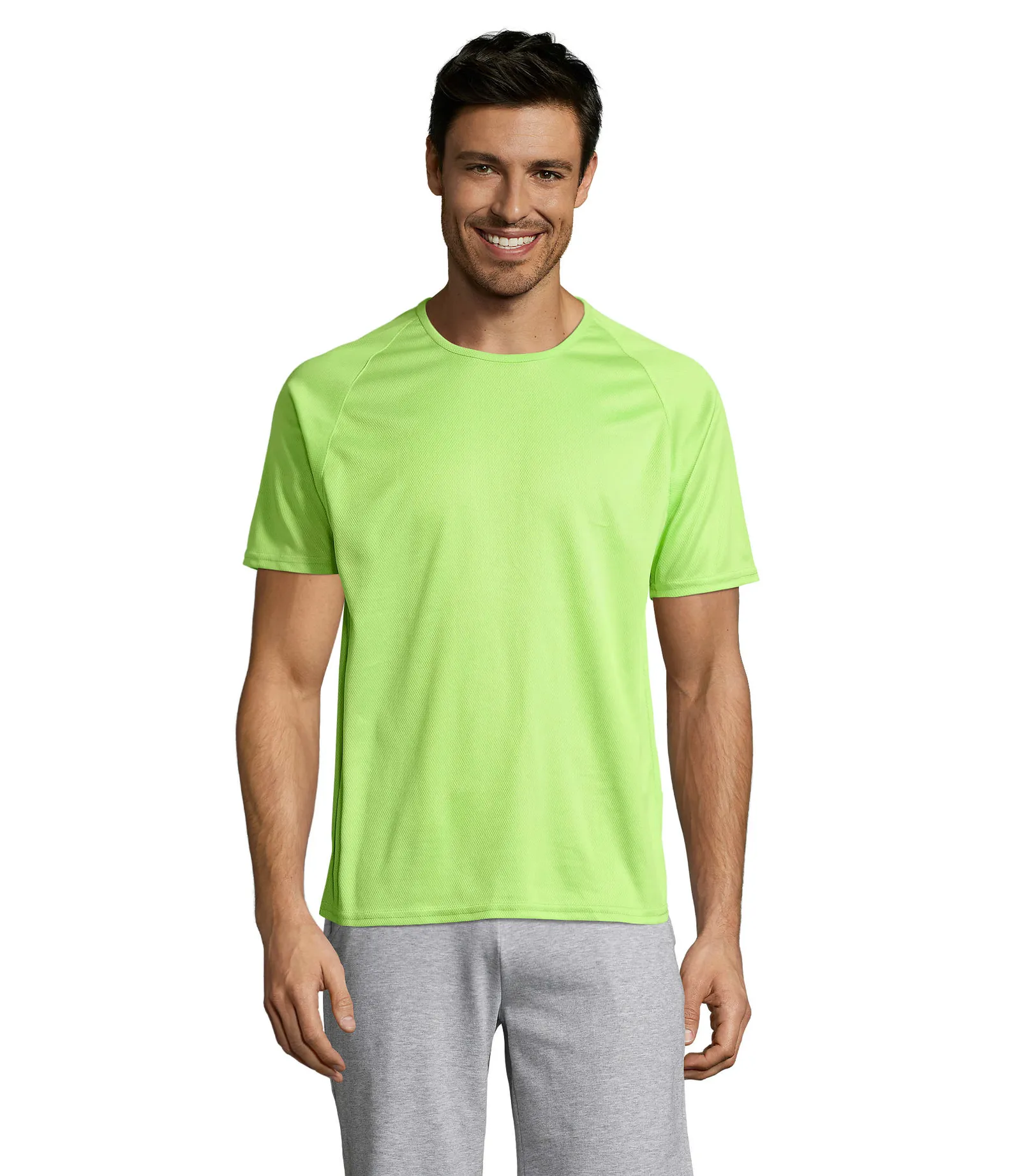 Sporty Verde mela indossata fronte