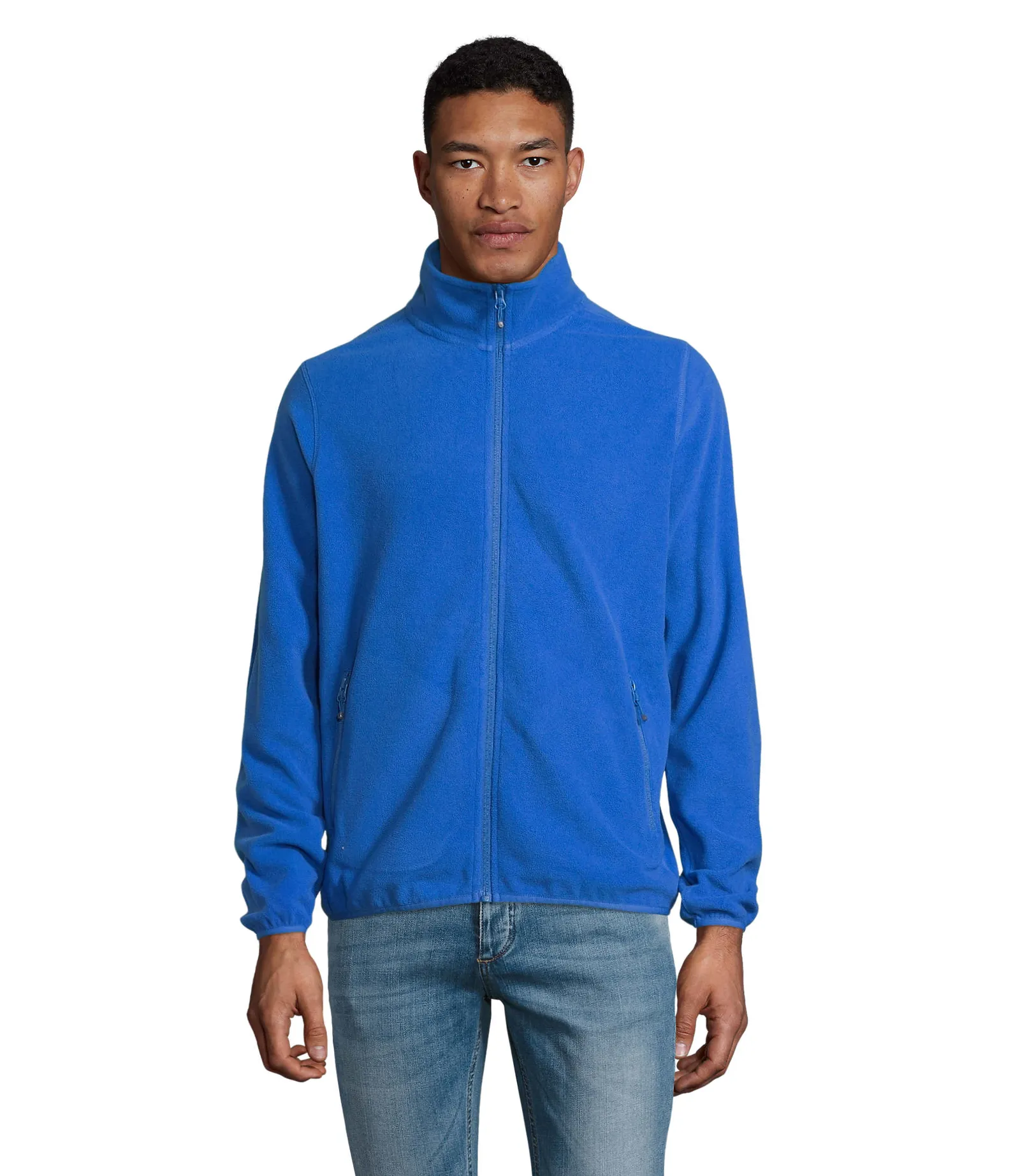 Pile SOL'S Factor Men, Royal blue, su modello, fronte