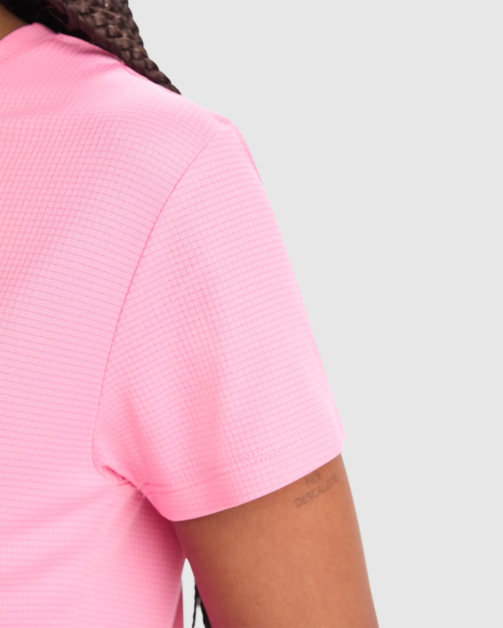 T-shirt tecnica Roly Estoril Woman, Rosa Seda, dettaglio 3