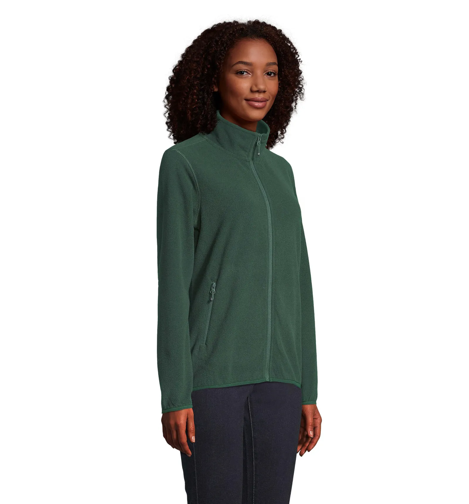Pile SOL'S Factor Women, Forest green, su modello, lato