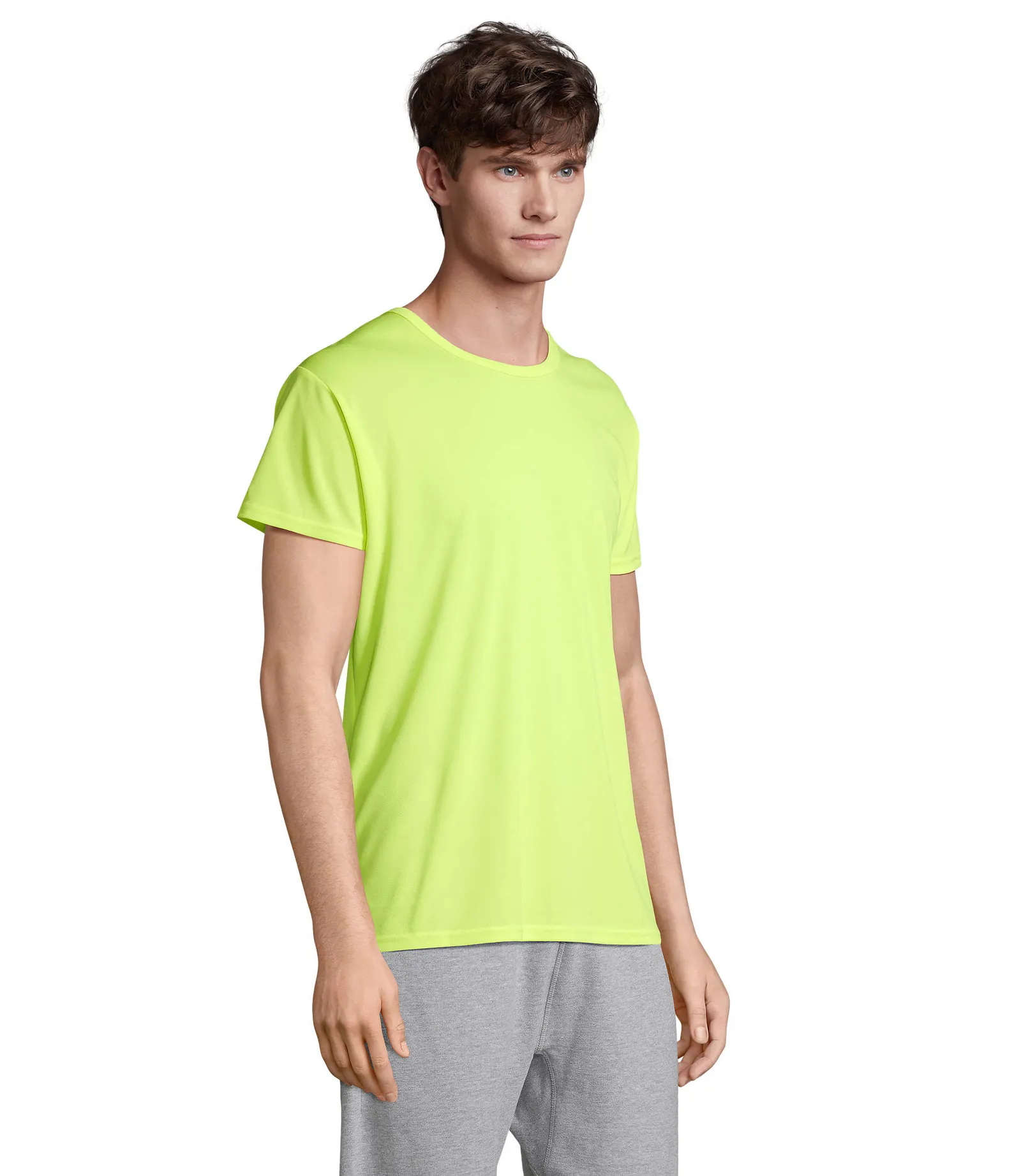 Sprint Giallo fluo indossata lato