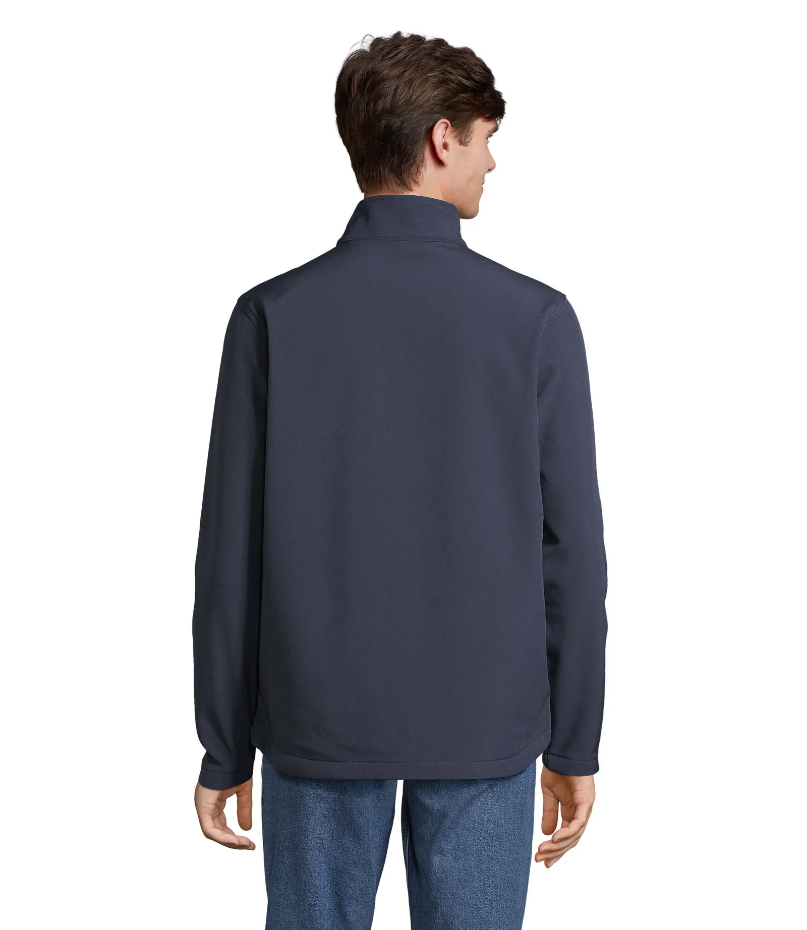 Softshell SOL'S Race Men, French navy, su modello, retro