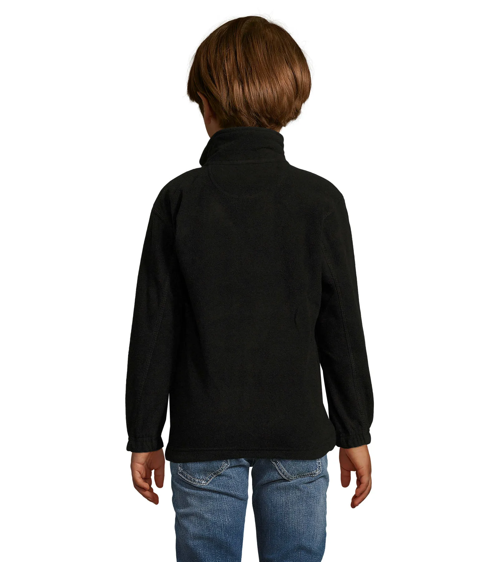 Pile SOL'S North Kids, Black, su modello, retro
