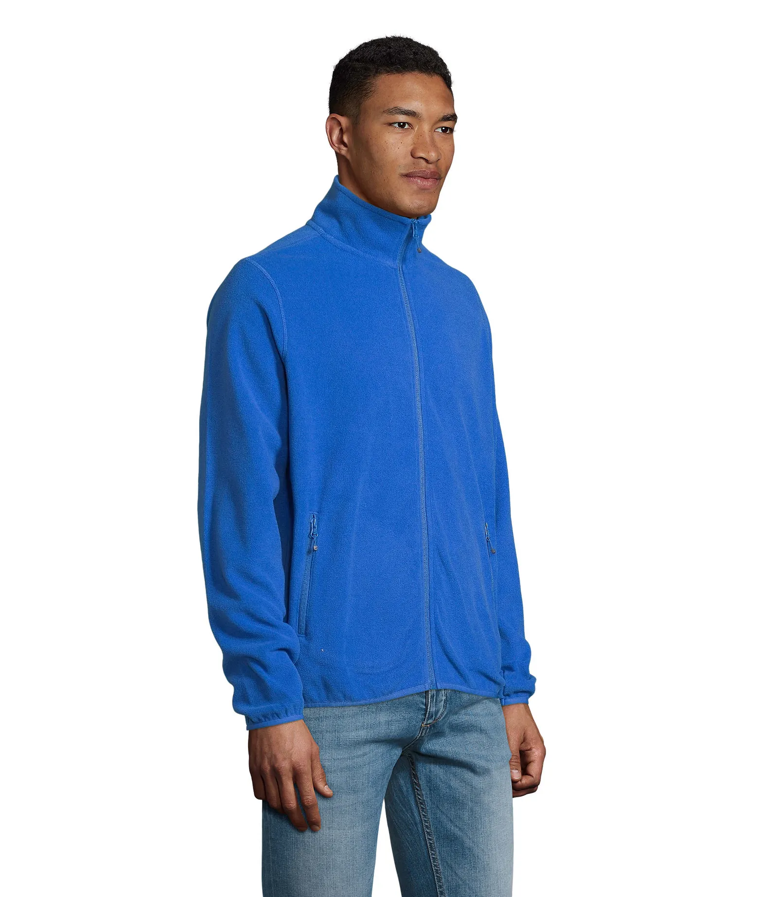 Pile SOL'S Factor Men, Royal blue, su modello, lato