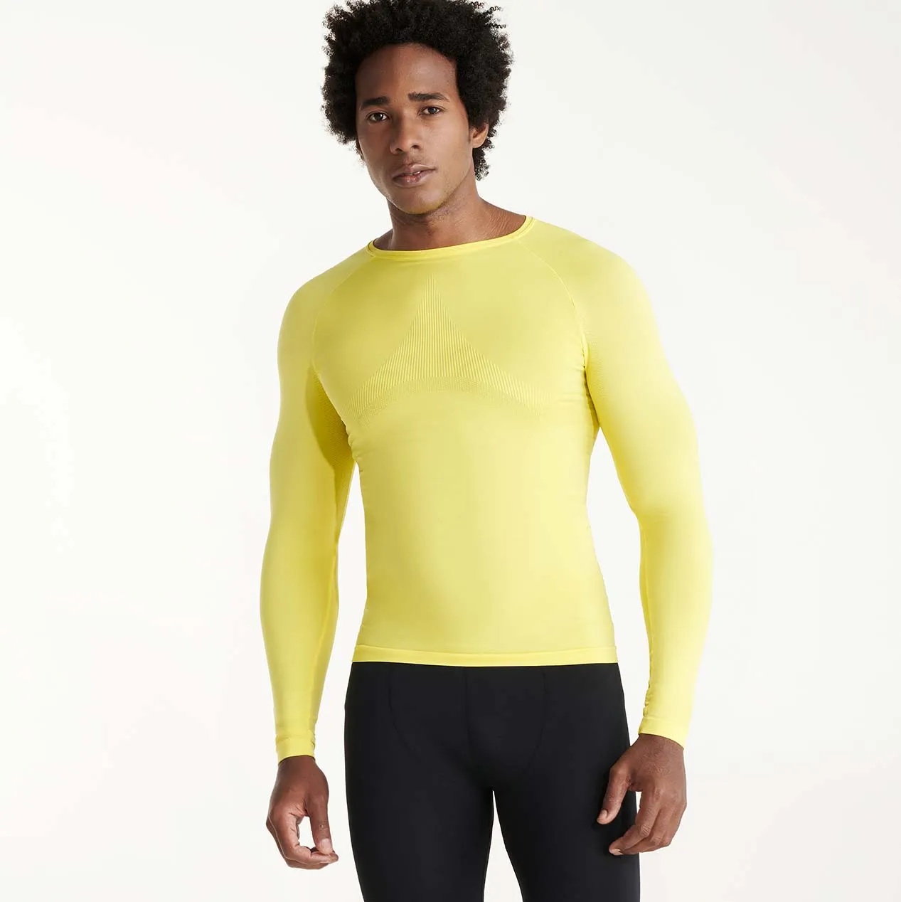 T-shirt tecnica Roly Prime, Giallo
