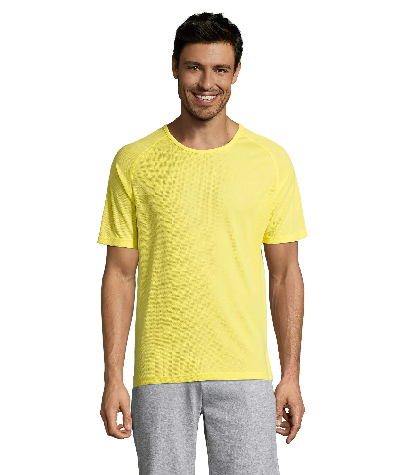 Sporty Giallo limone indossata fronte