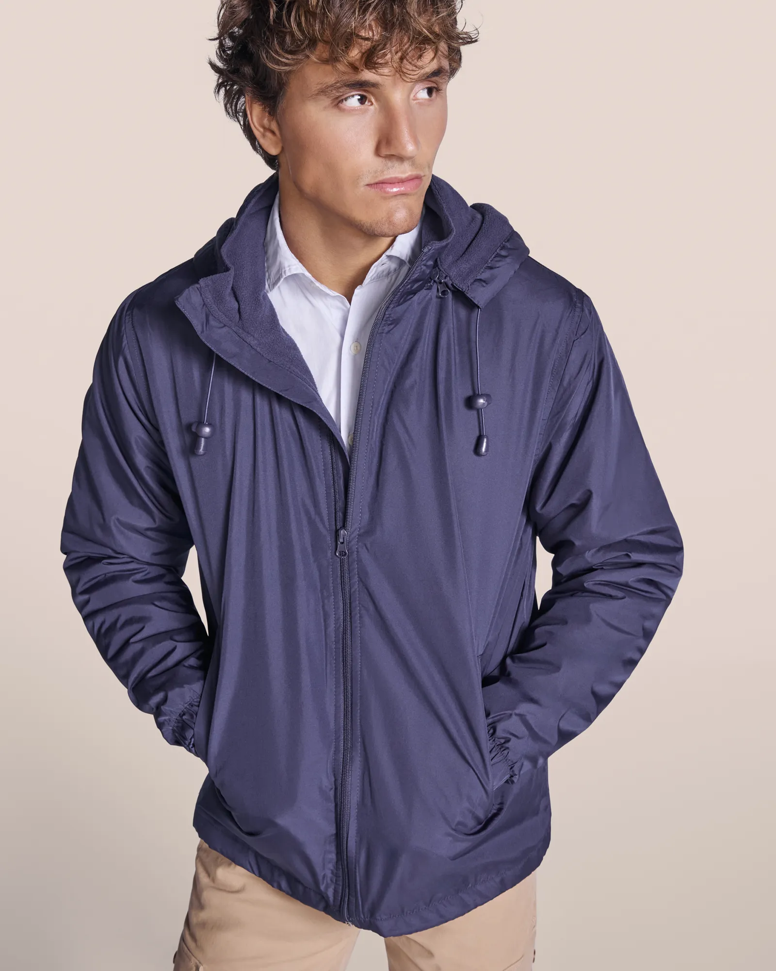 Giubbotto Roly Makalu, Blu Navy, dettaglio