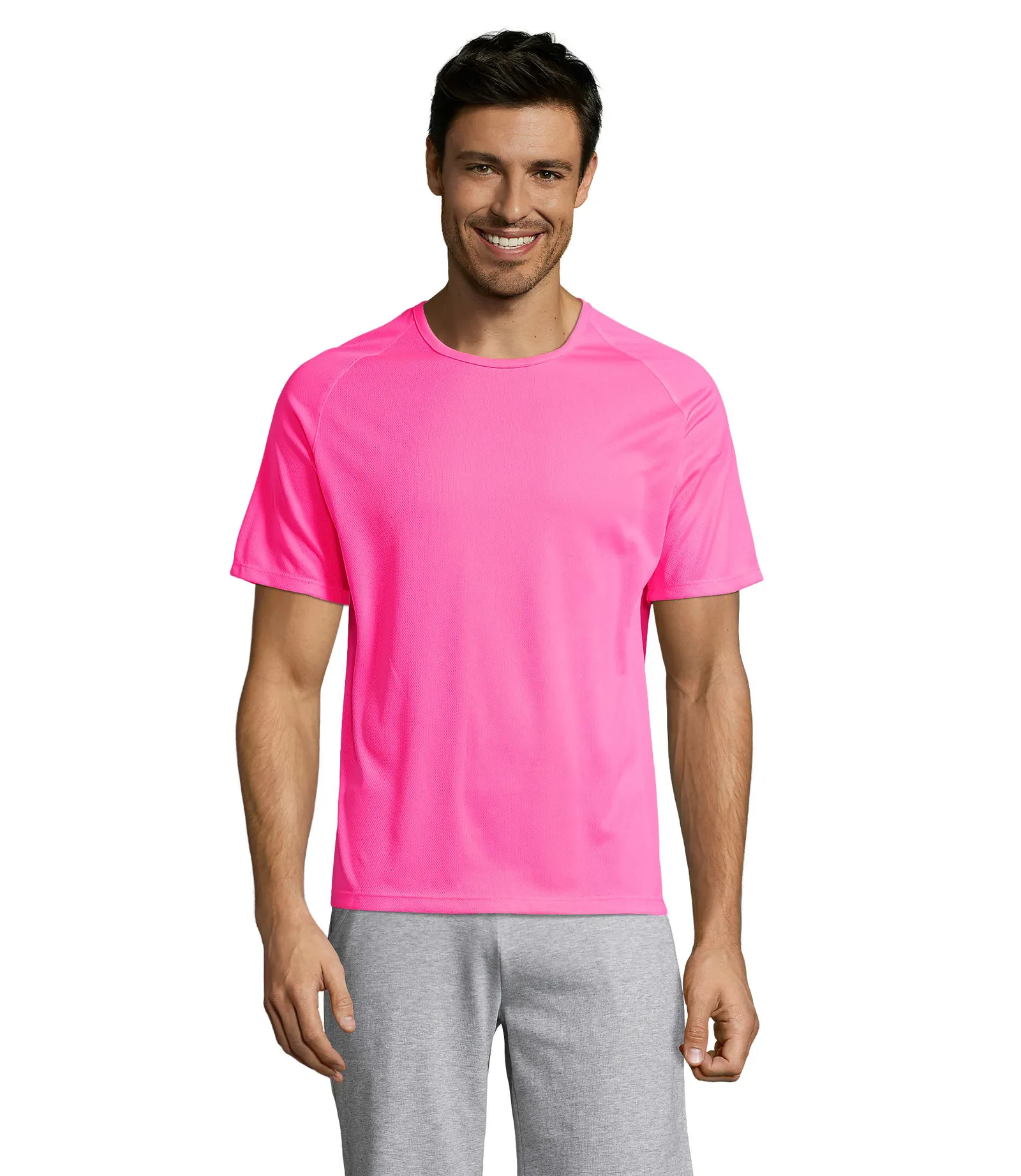 Sporty Rosa fluo 2 indossata fronte