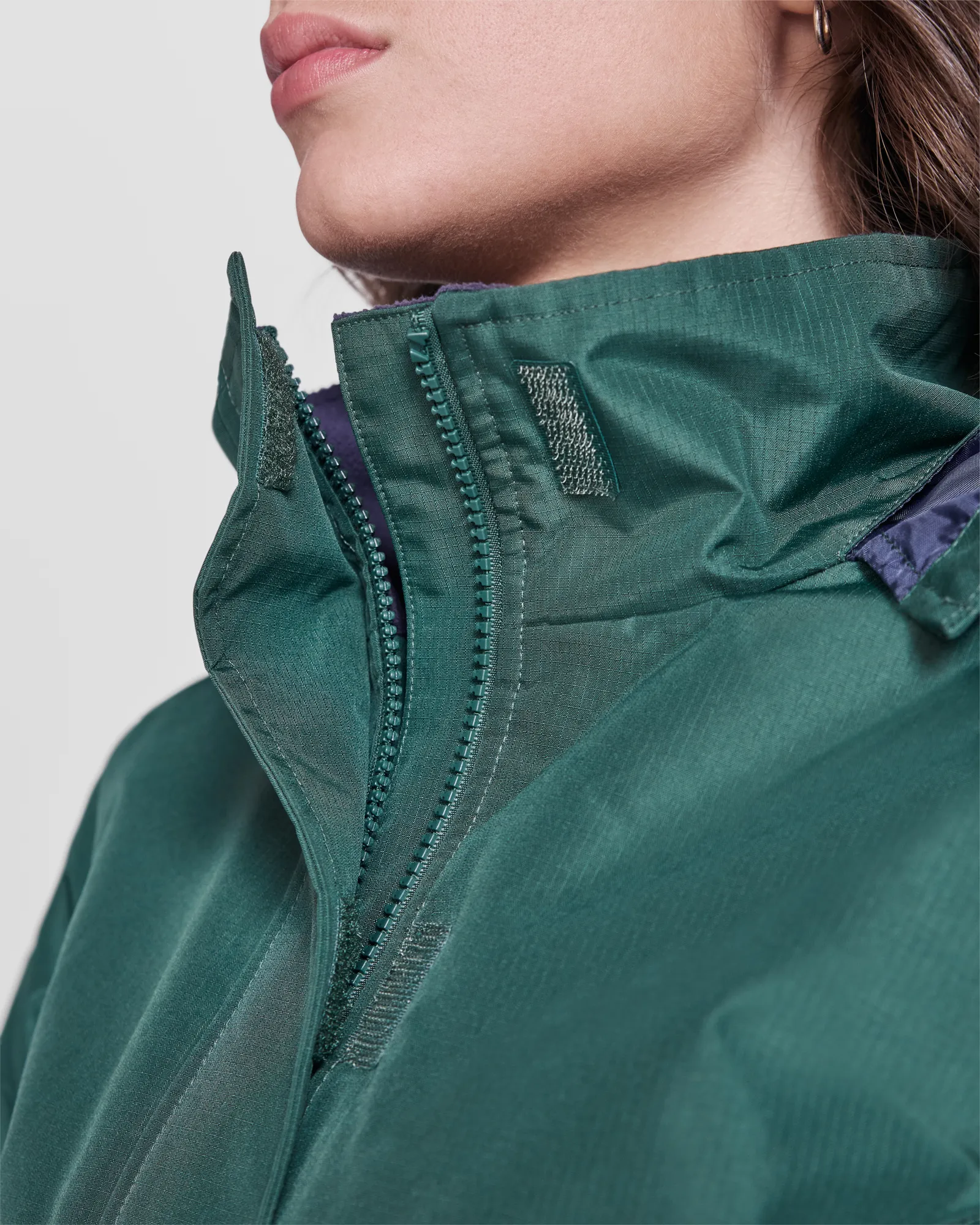 Parka Roly America Woman, Verde Bottiglia, dettaglio 4