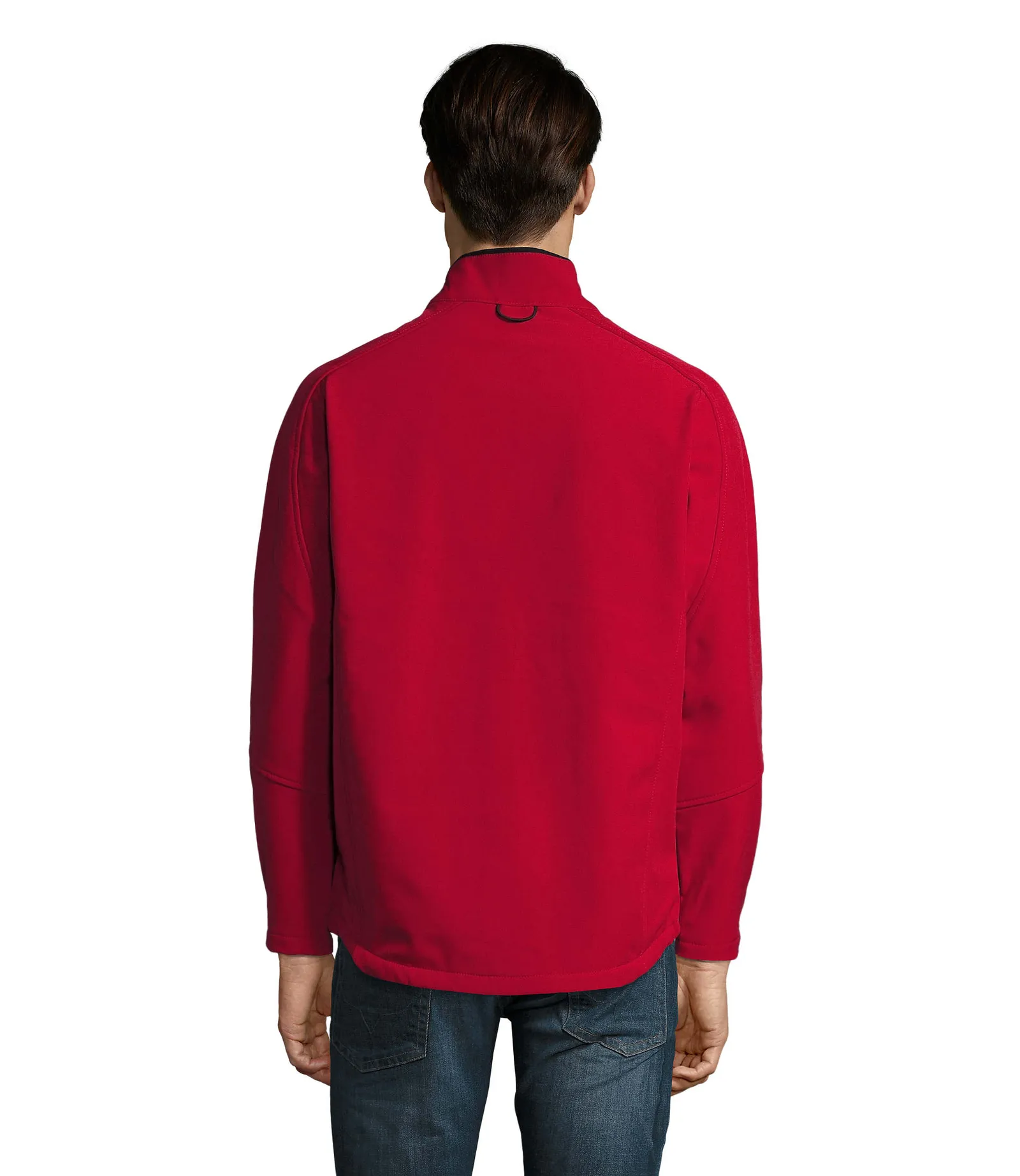 Softshell SOL'S Relax, Pepper red, su modello, retro
