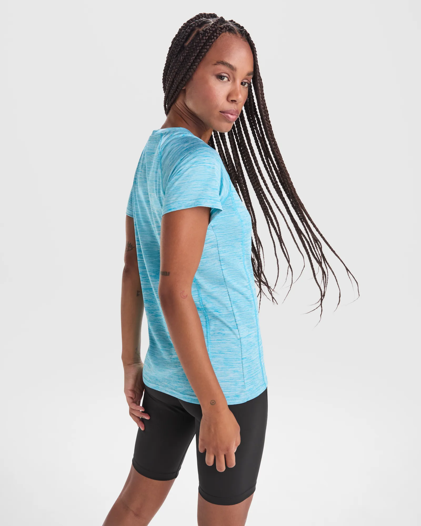T-shirt tecnica Roly Austin Woman, Turchese Vigorè