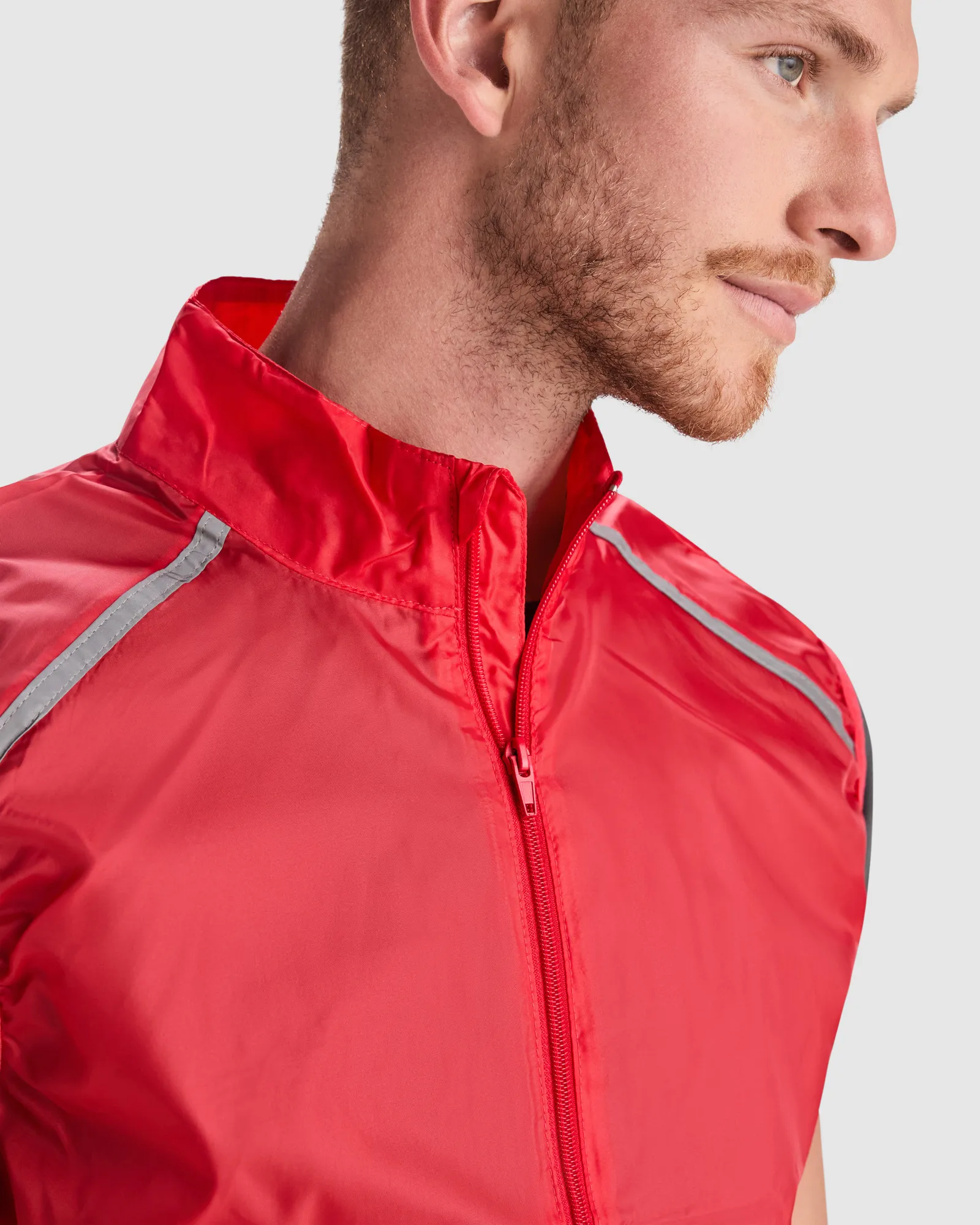 Gilet Roly Jannu, Rosso, dettaglio 2