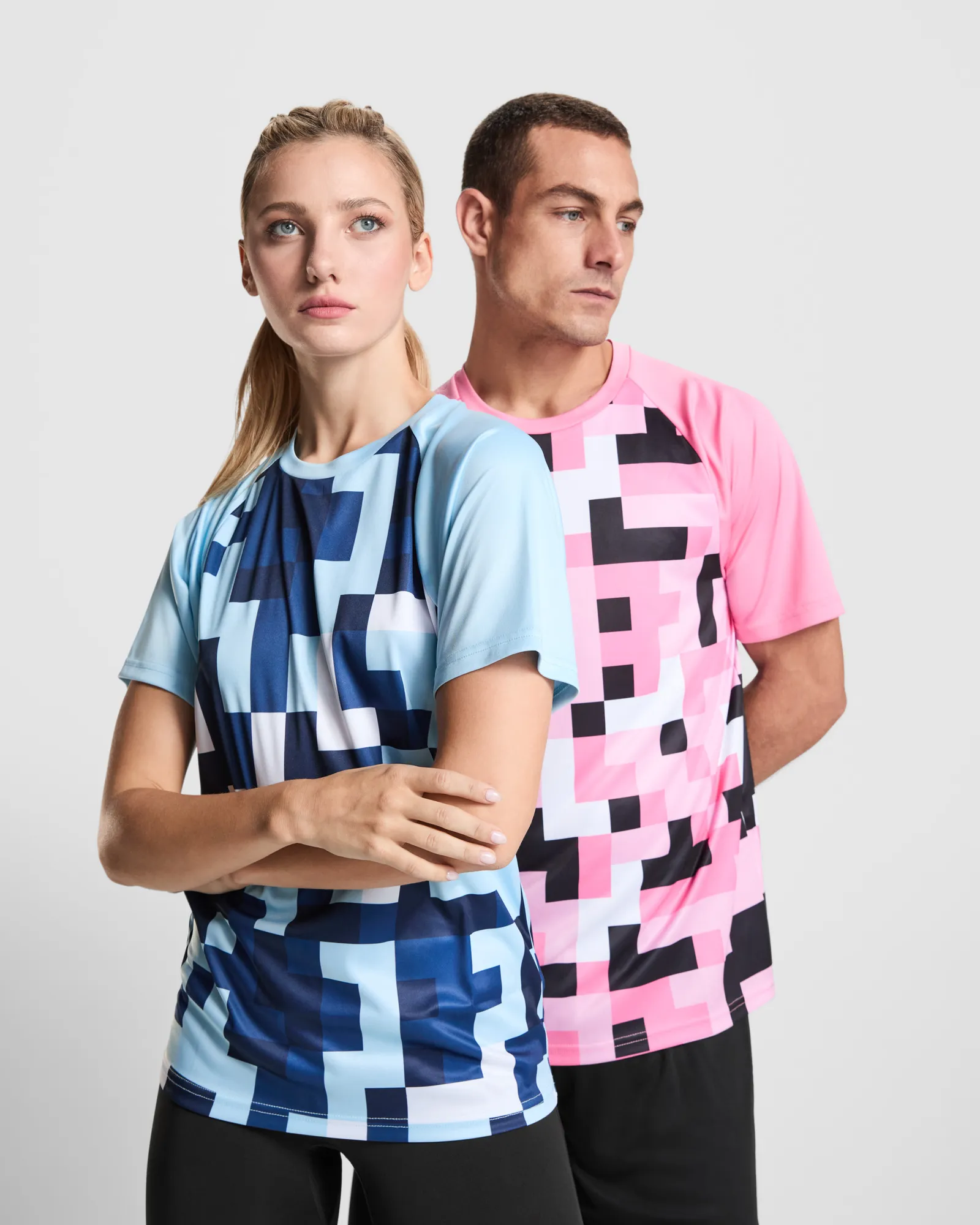 T-shirt tecnica Roly Ventor, Rosa Seda, dettaglio 3
