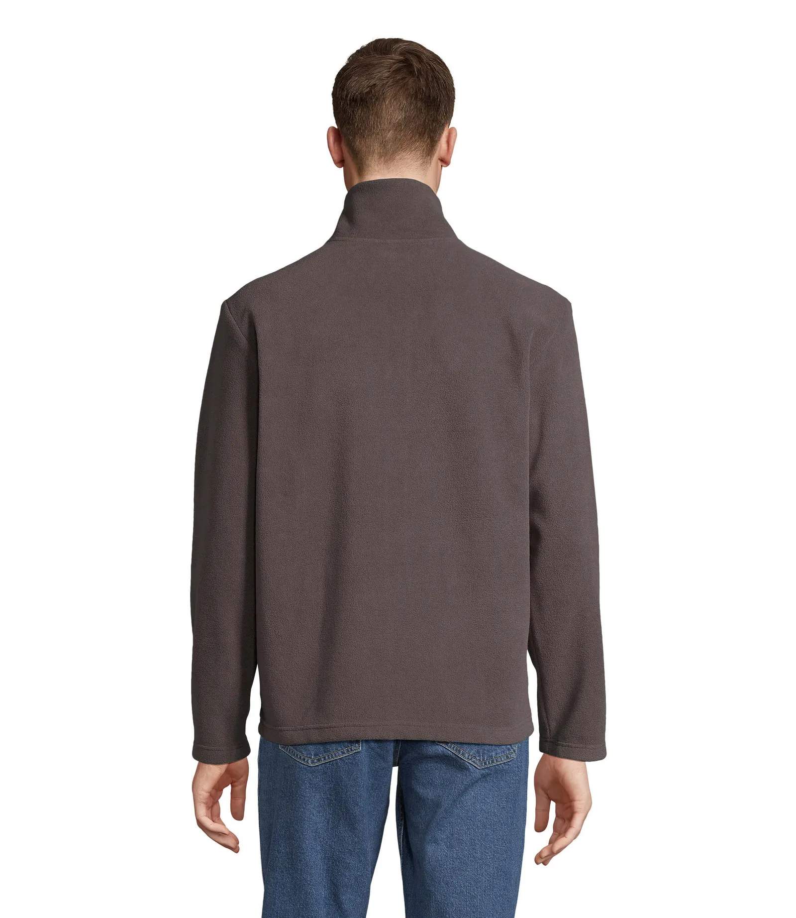 Pile SOL'S Nitro, Charcoal grey, su modello, retro