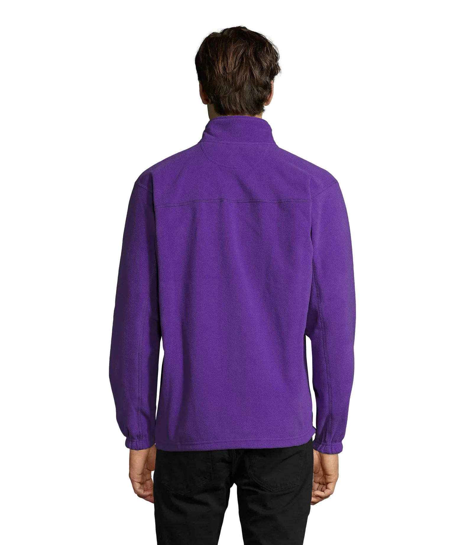 Pile SOL'S North, Dark purple, su modello, retro