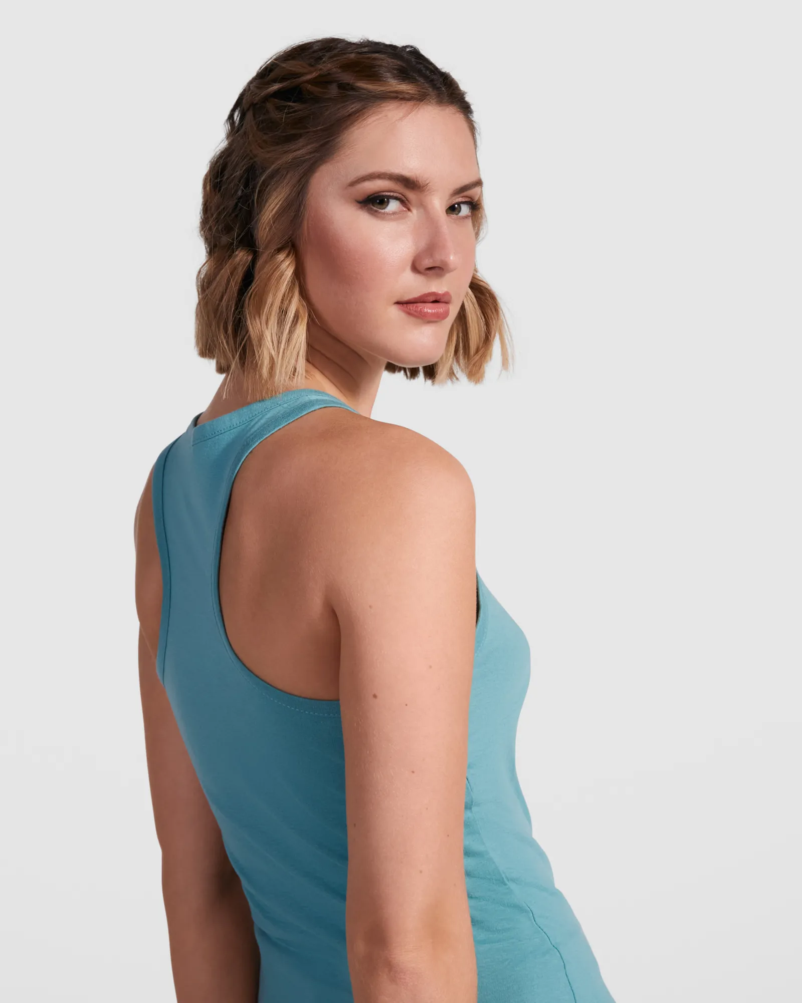 Canotta Roly Brenda, Azzurro Dusty, dettaglio 2