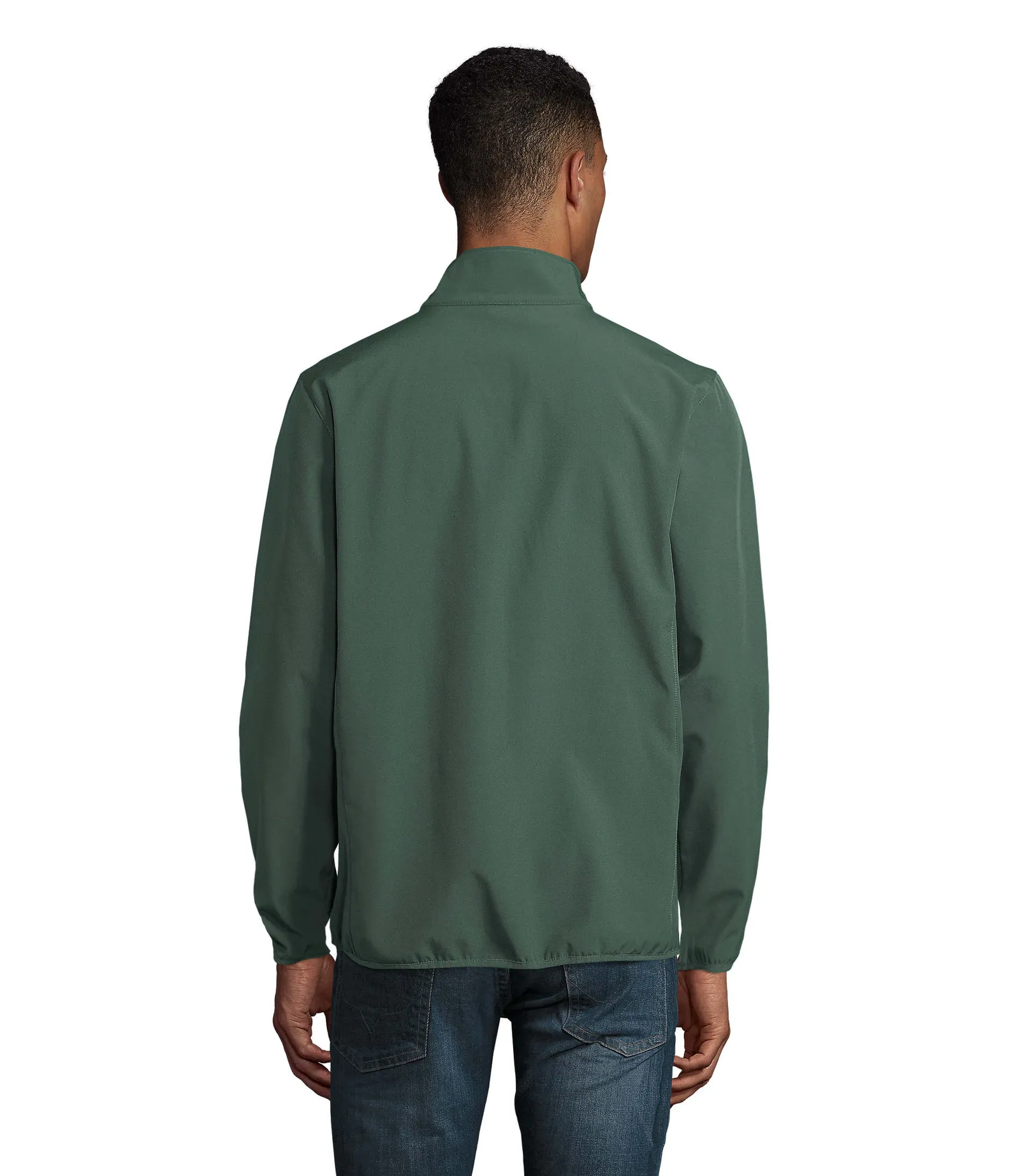 Softshell SOL'S Falcon Men, Forest green, su modello, retro