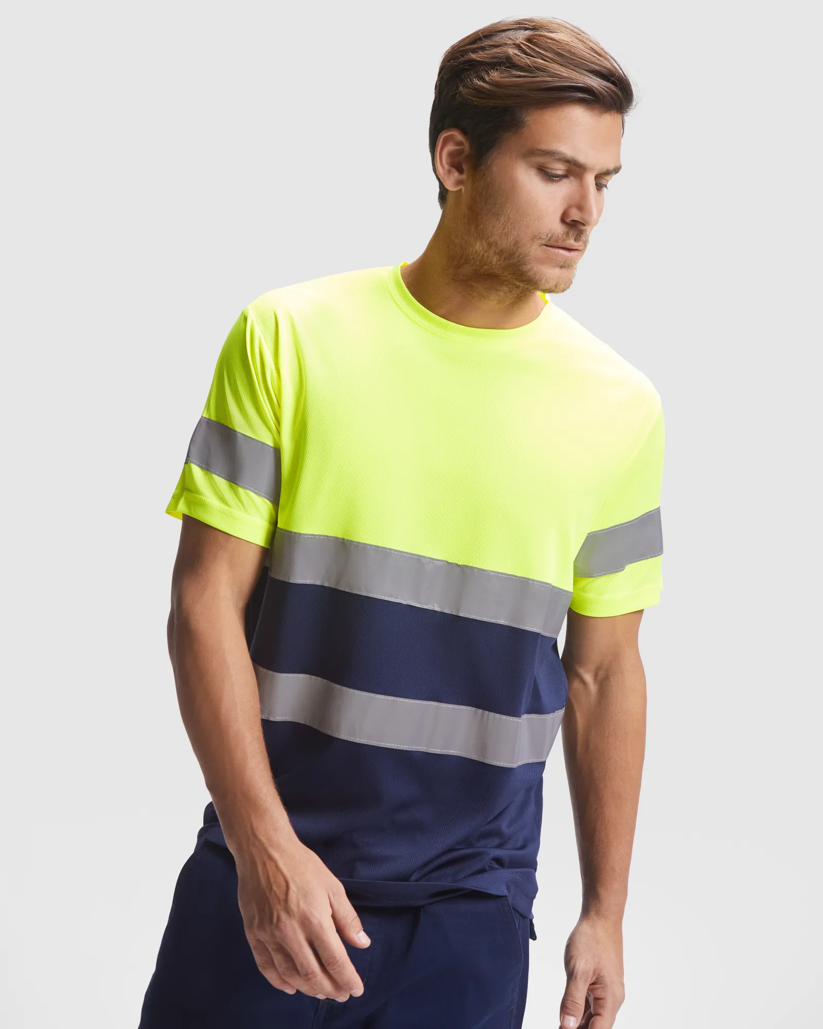 Delta HV9310 Blu Navy/Giallo Fluor dettaglio 1