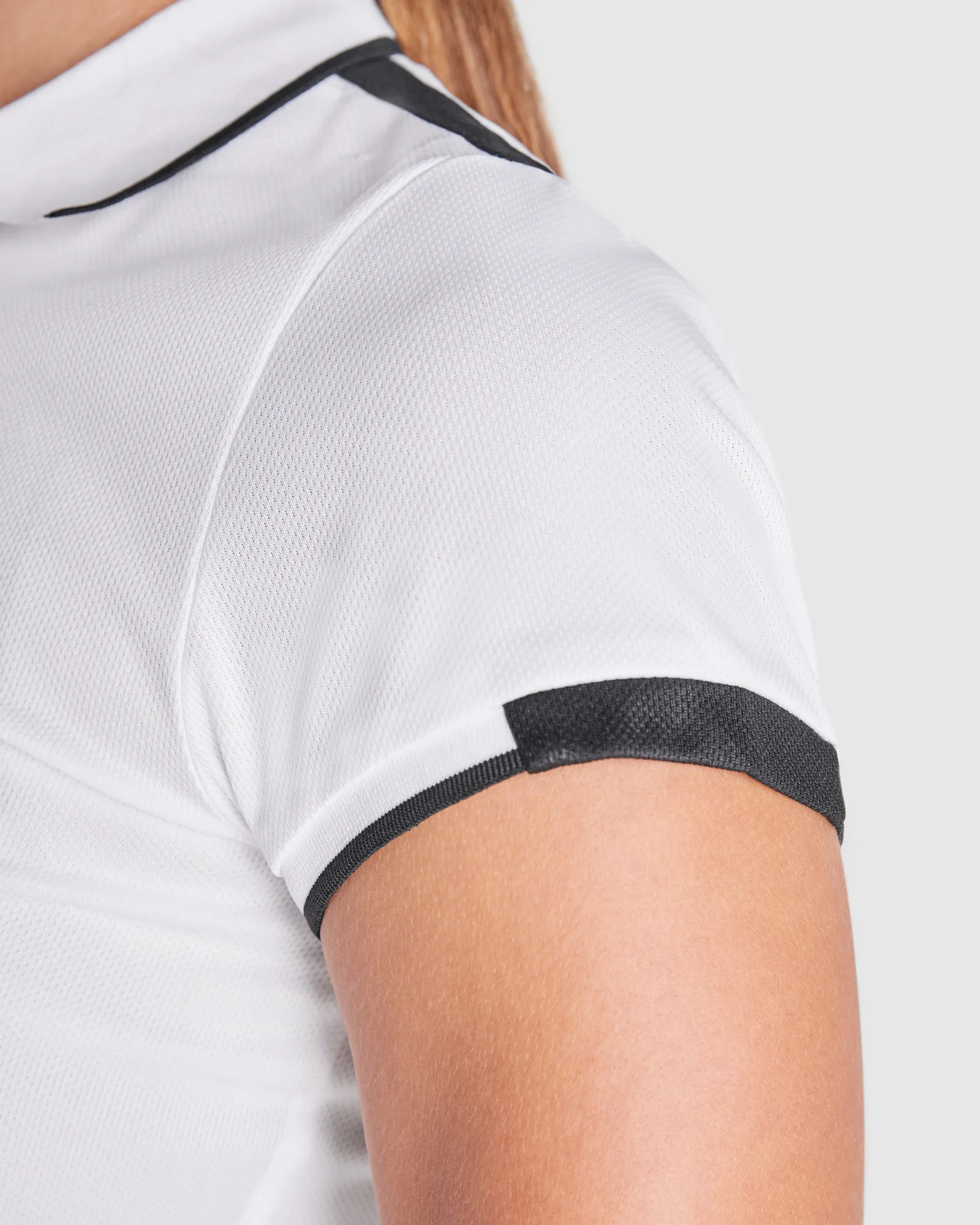Polo tecnica Roly Tamil Woman, Bianco/Nero, dettaglio 4
