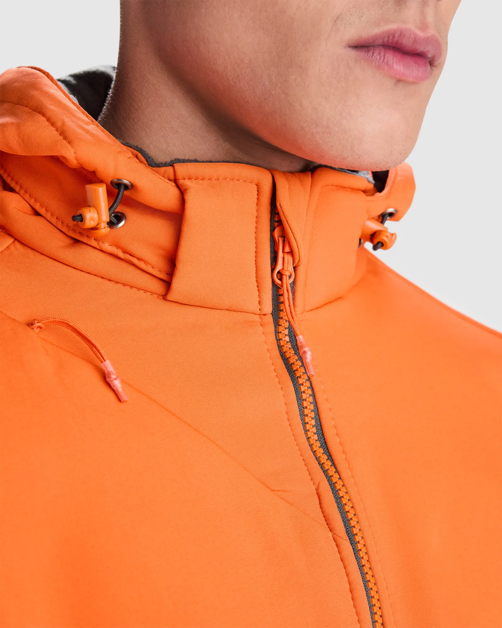 Softshell Roly Siberia, Arancione Vermiglio/Ebano, dettaglio 3