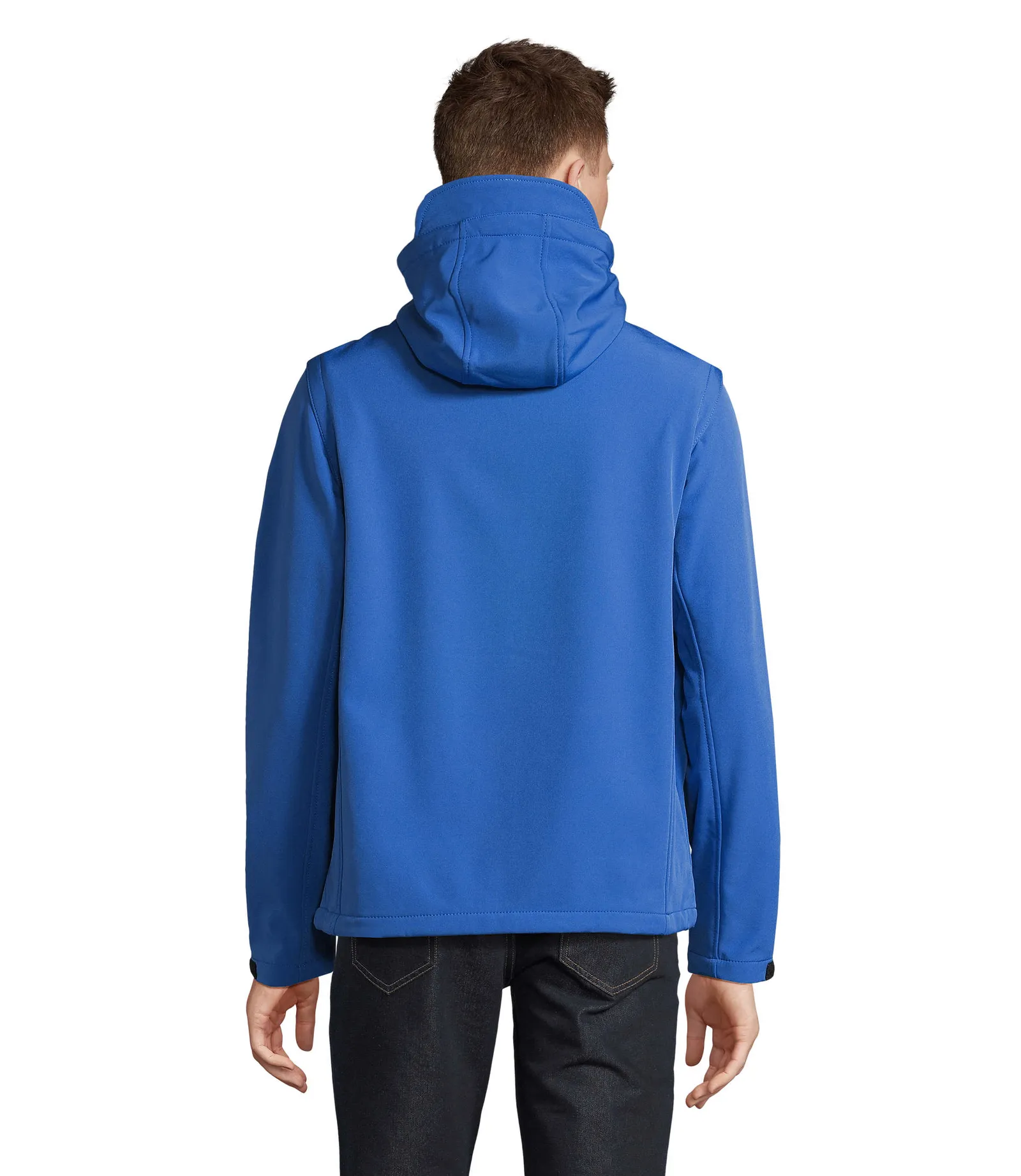 Softshell SOL'S Transformer, Royal blue, su modello, retro