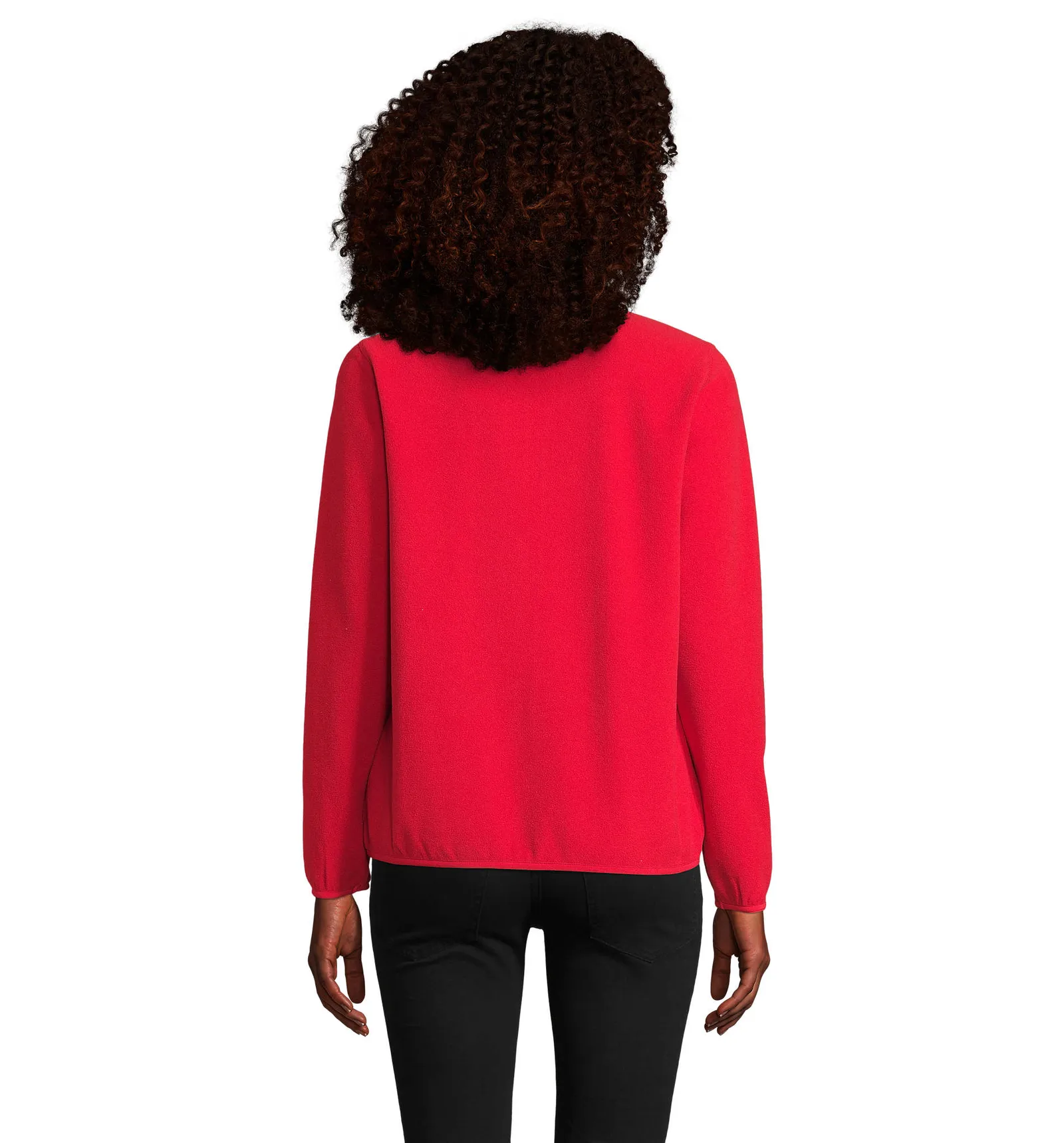 Pile SOL'S Factor Women, Red, su modello, retro