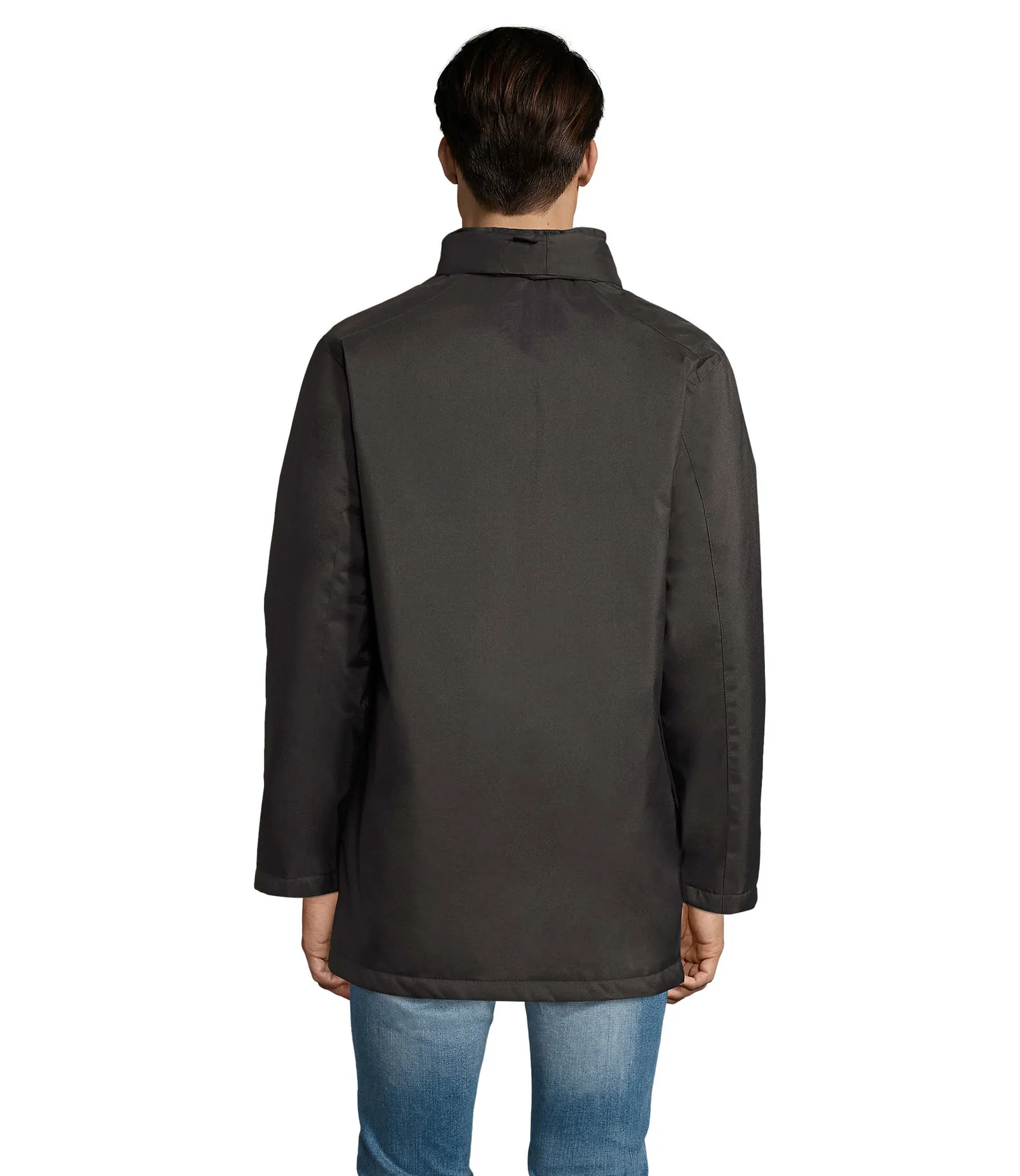 Parka SOL'S Robyn, Charcoal grey, su modello, retro