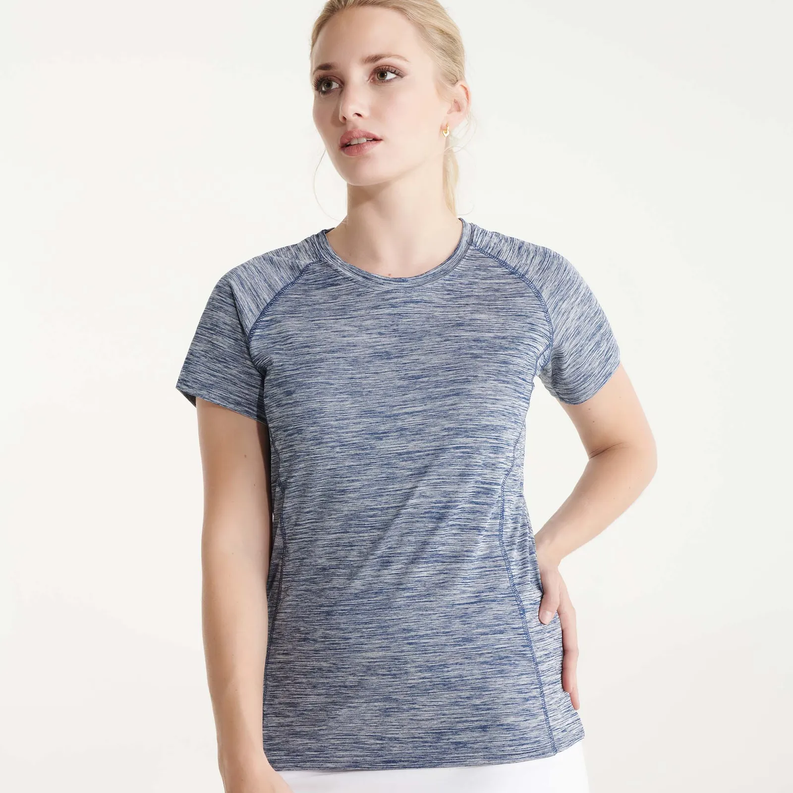 T-shirt tecnica Roly Austin Woman, Blu Marino Vigorè
