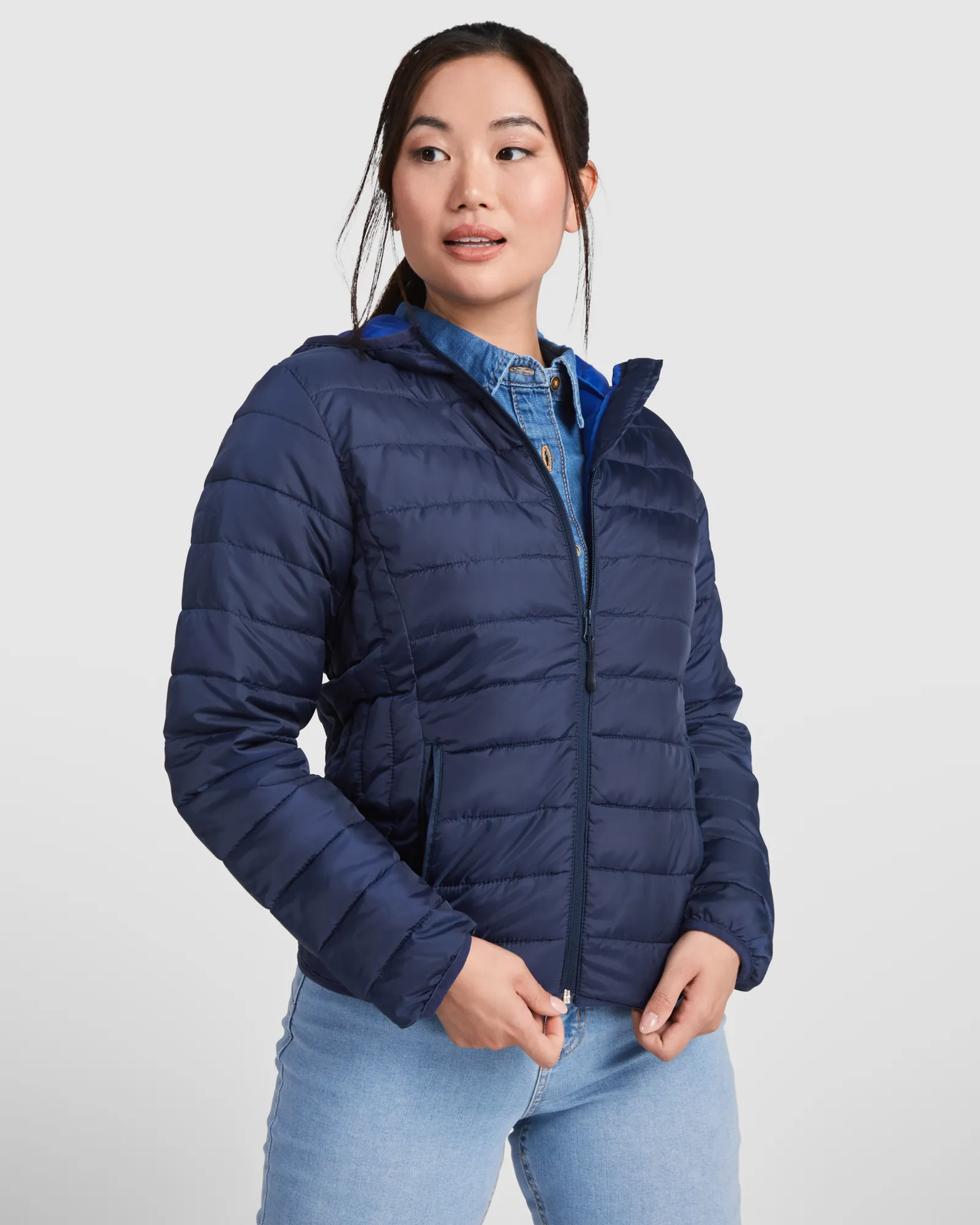 Giubbotto Roly Norway Woman, Blu Navy, dettaglio 6