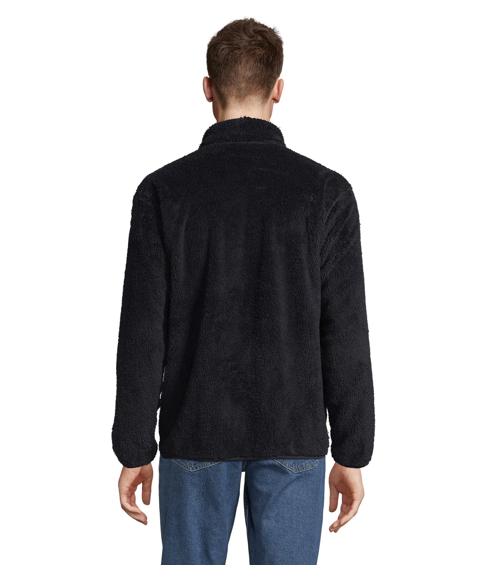 Pile SOL'S Finch, Navy, su modello, lato