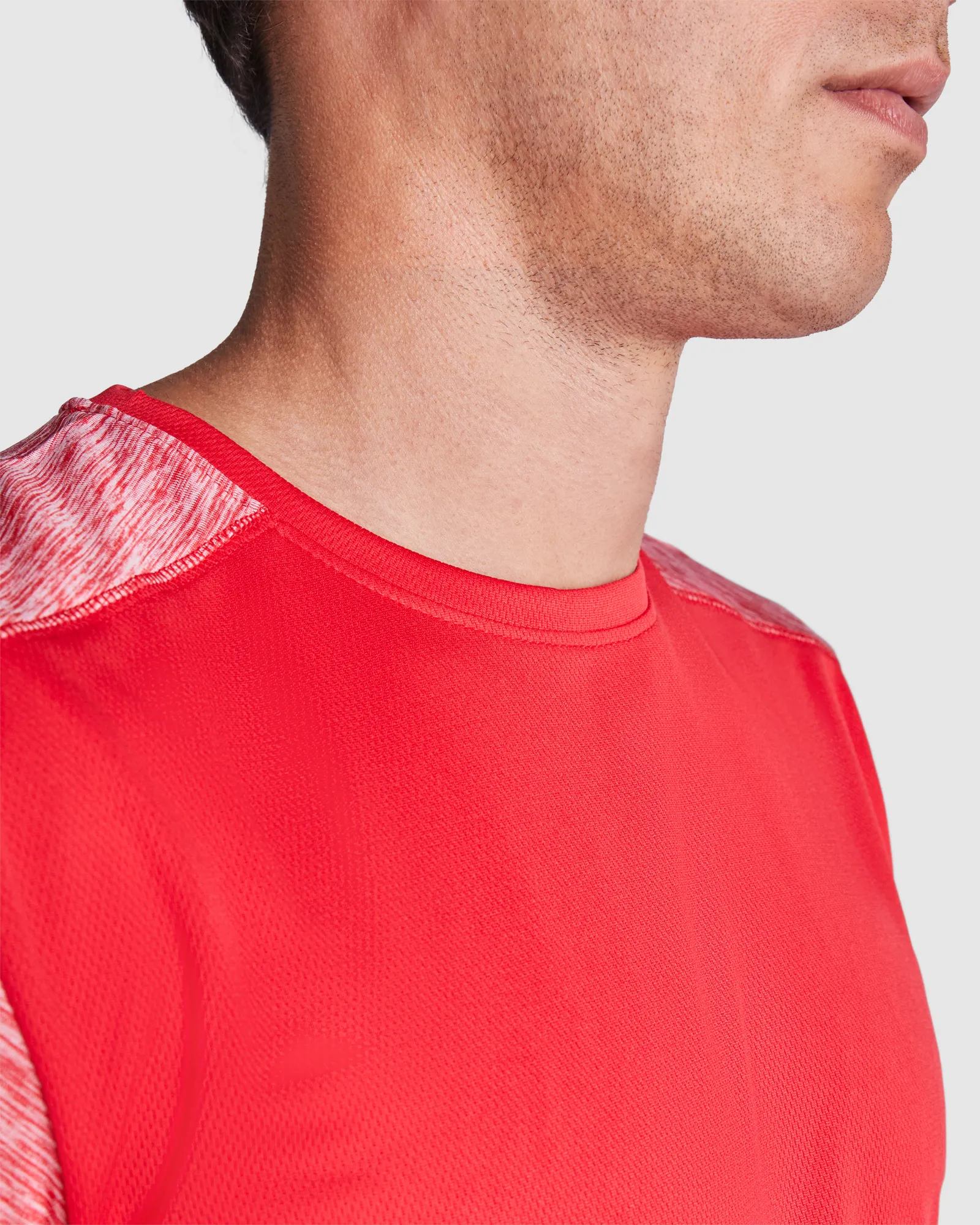 T-shirt tecnica Roly Zolder, Rosso/Rosso Vigorè, dettaglio 3